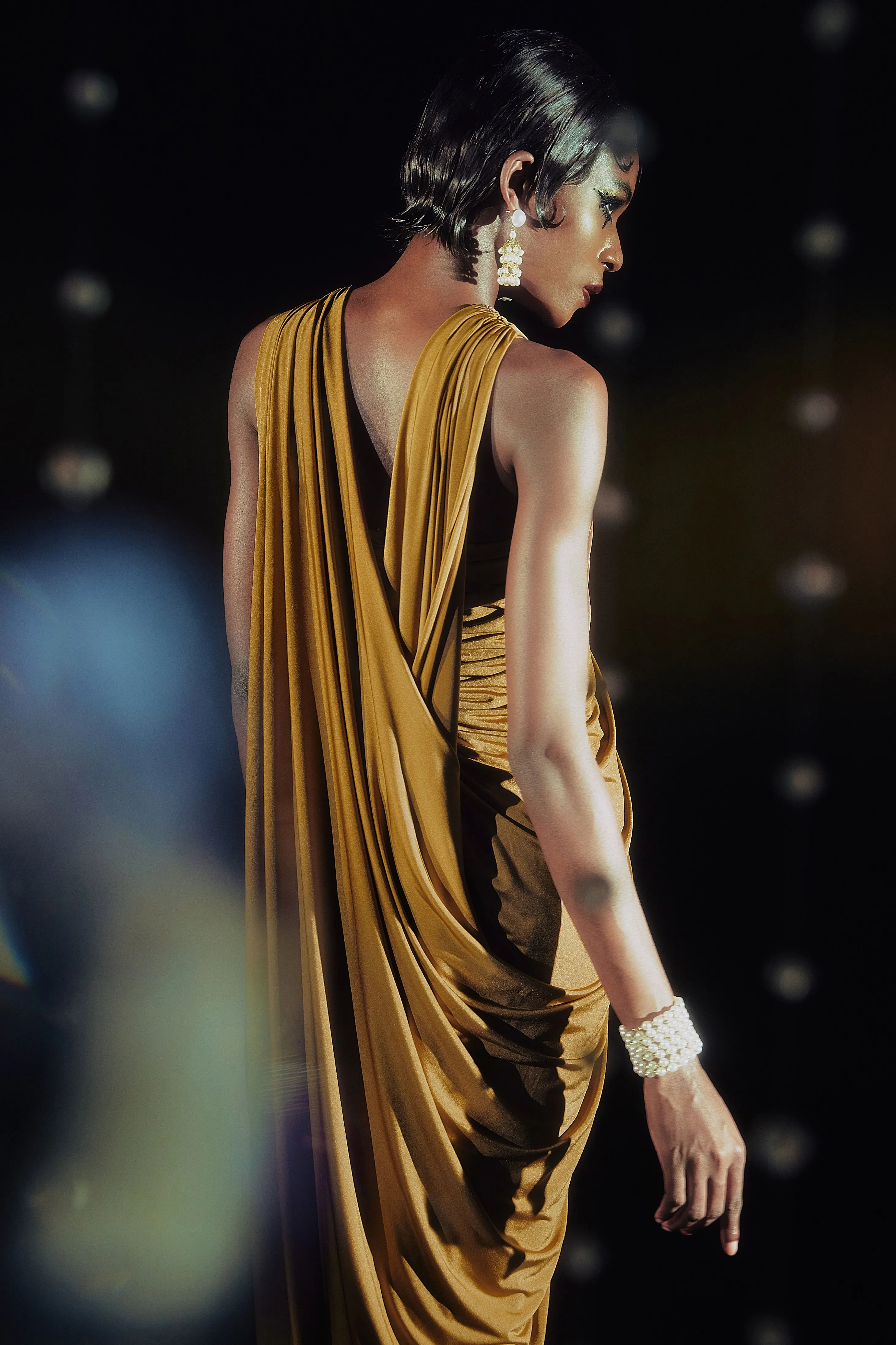 The Story of an Awakening Crisscross-Draped Evening Gown sold by BABEYOND product image thumbnail 2