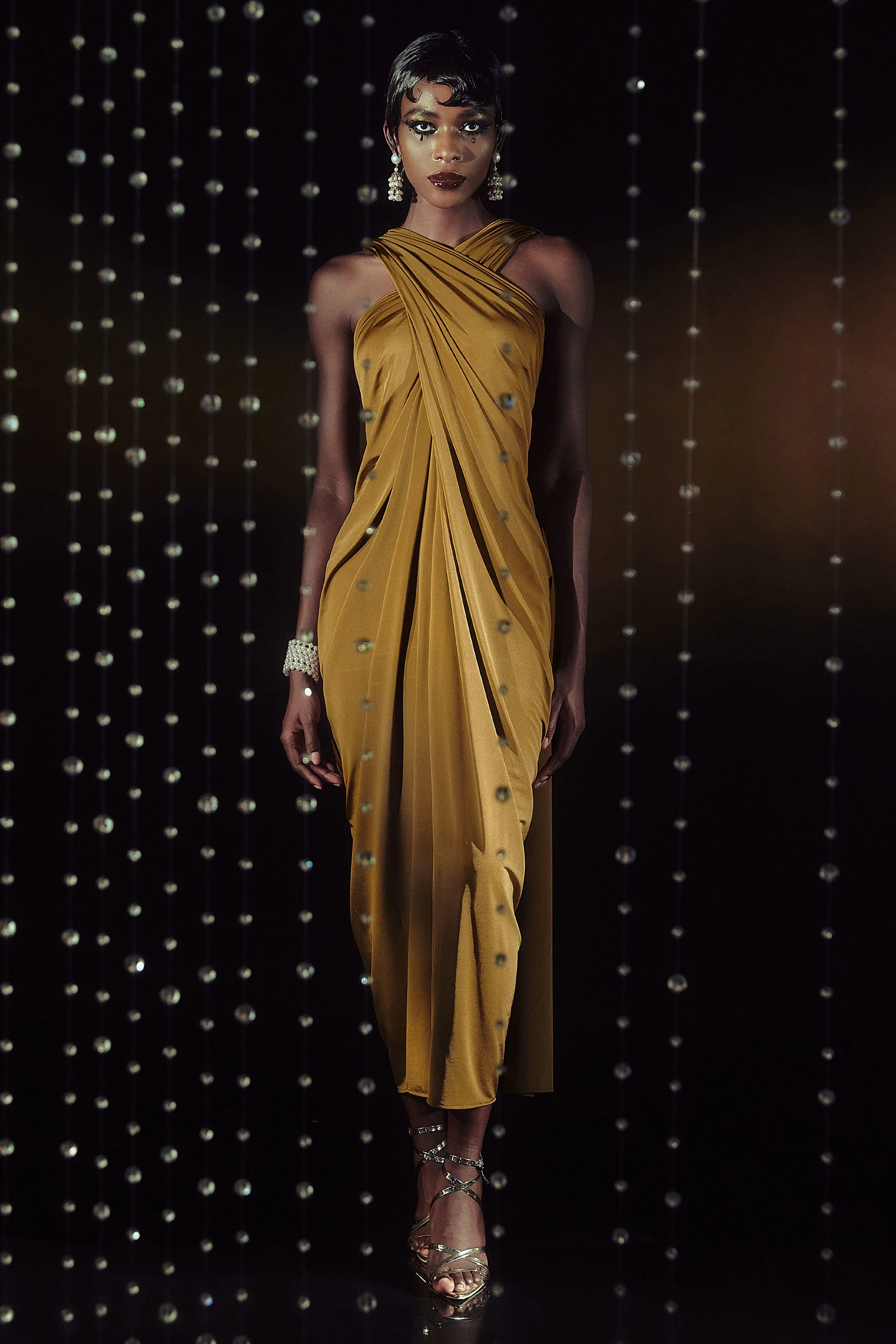 The Story of an Awakening Crisscross-Draped Evening Gown sold by BABEYOND
