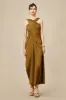 The Story of an Awakening Crisscross-Draped Evening Gown sold by BABEYOND
