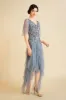Romantic Irregular Ruffle Hem Evening Gown sold by BABEYOND