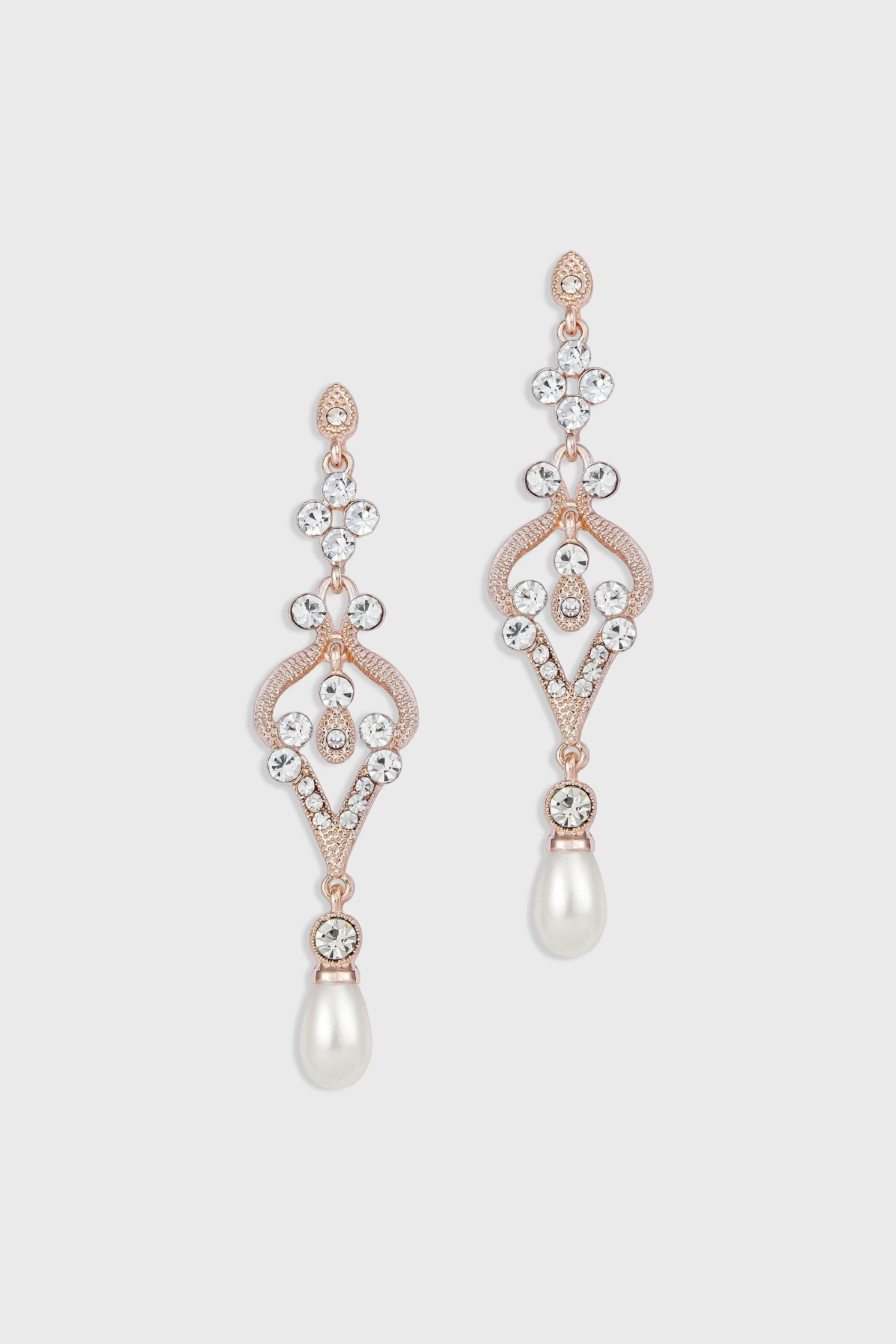 Elegant Retro Crystal Embellished Earrings sold by BABEYOND