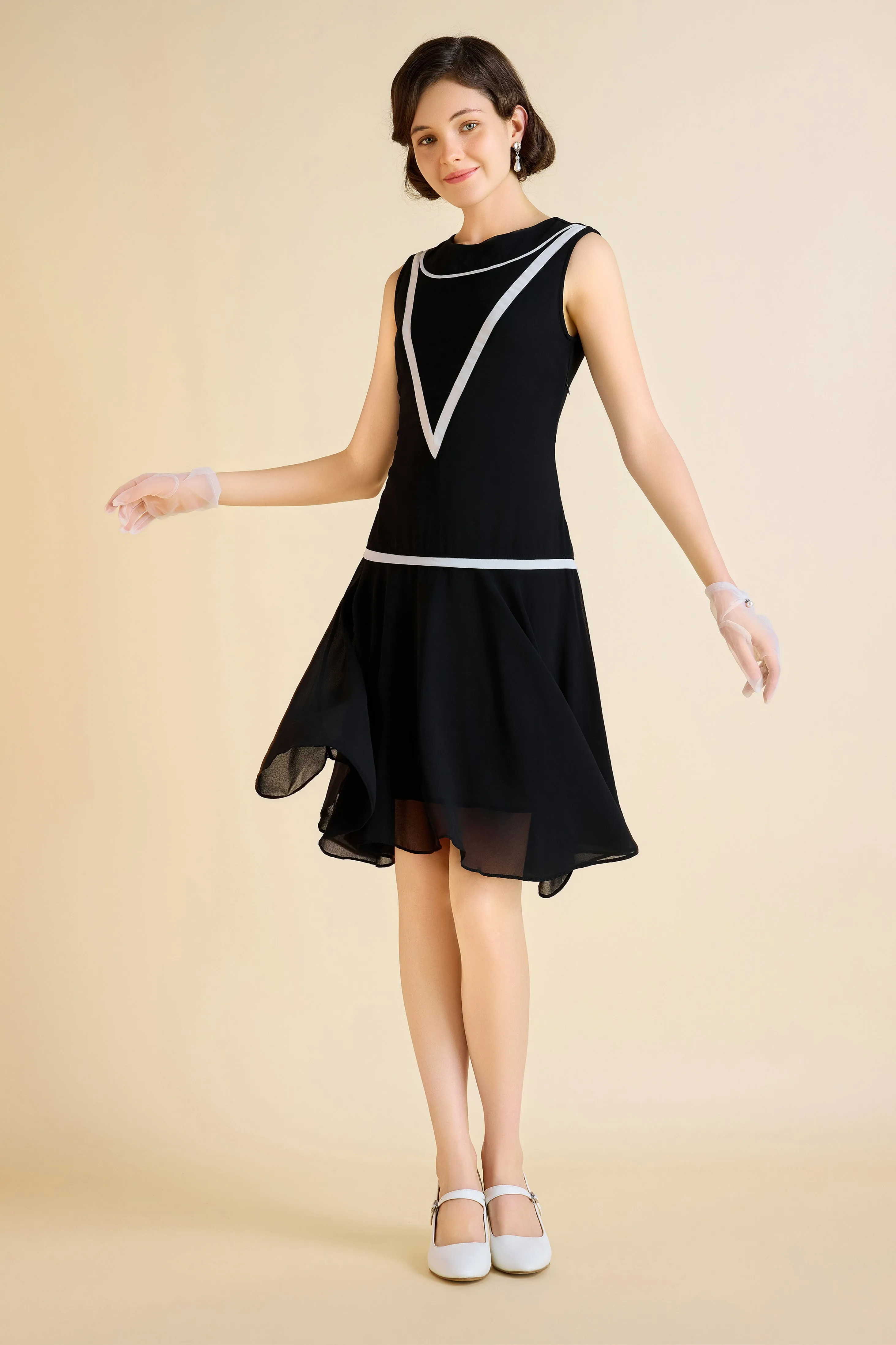 Classic Sleeveless Casual Dress sold by BABEYOND product image thumbnail 3