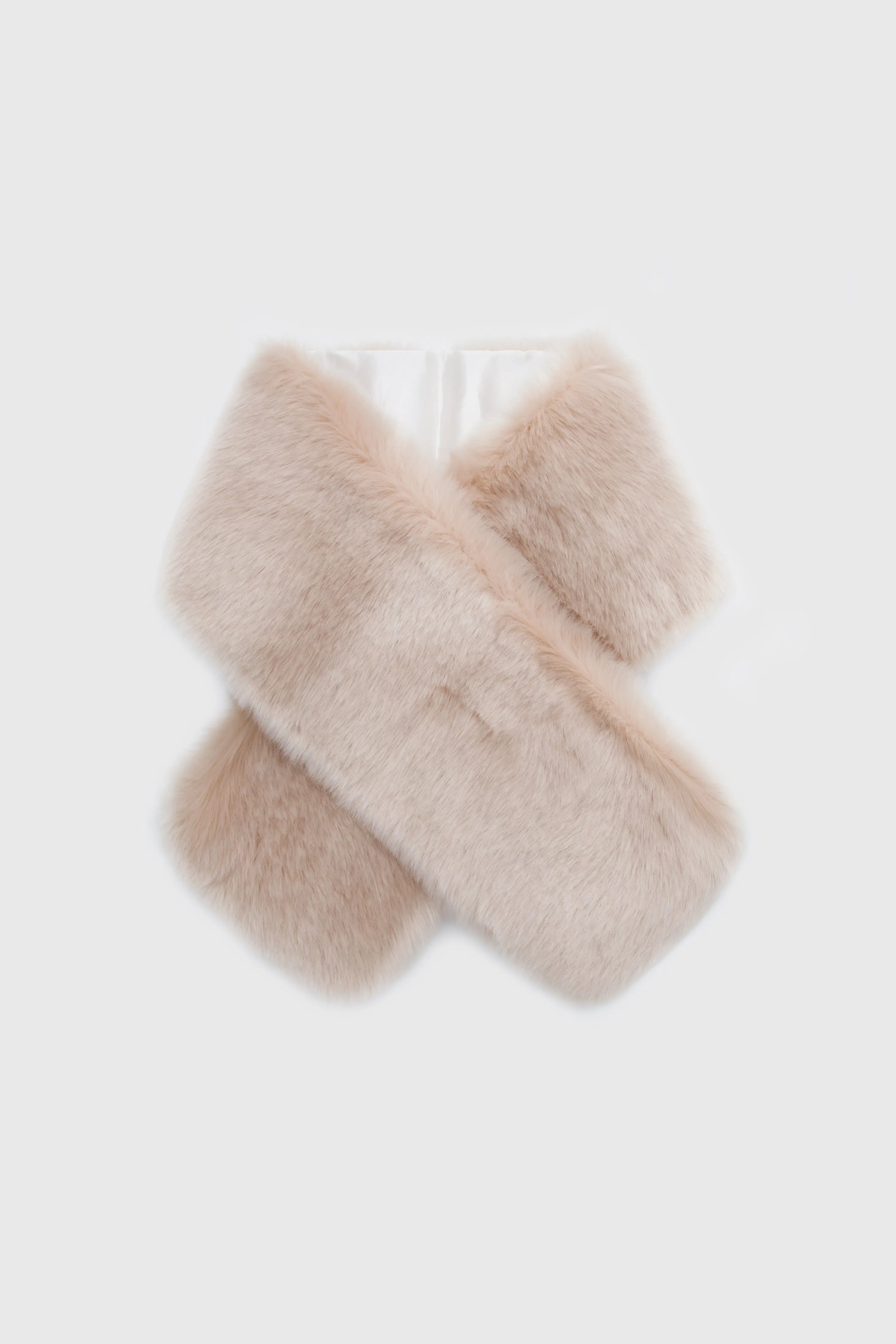 66.9" Faux Fur Shoulder Collar Scarf sold by BABEYOND