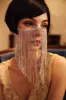 Unique Pearl Rhinestone Chain Mask sold by BABEYOND