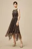 Zouzou Metallic Beading Flapper Dress sold by BABEYOND