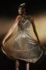 Zouzou Metallic Beading Flapper Dress sold by BABEYOND