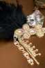 Crystal Beaded Feather Headband sold by BABEYOND