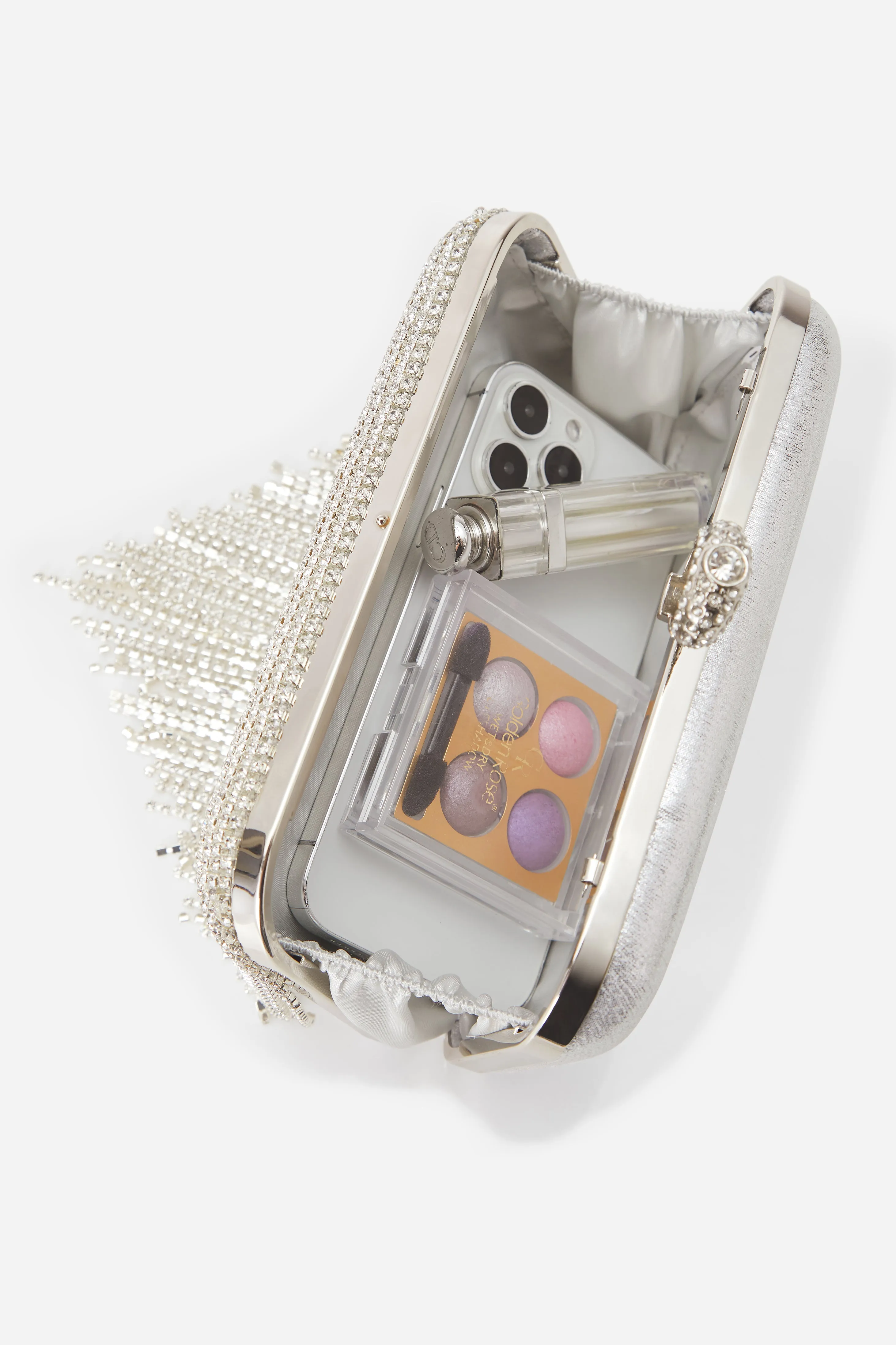 Heart Shape Rhinestone Tassels Handbag sold by BABEYOND product image thumbnail 3