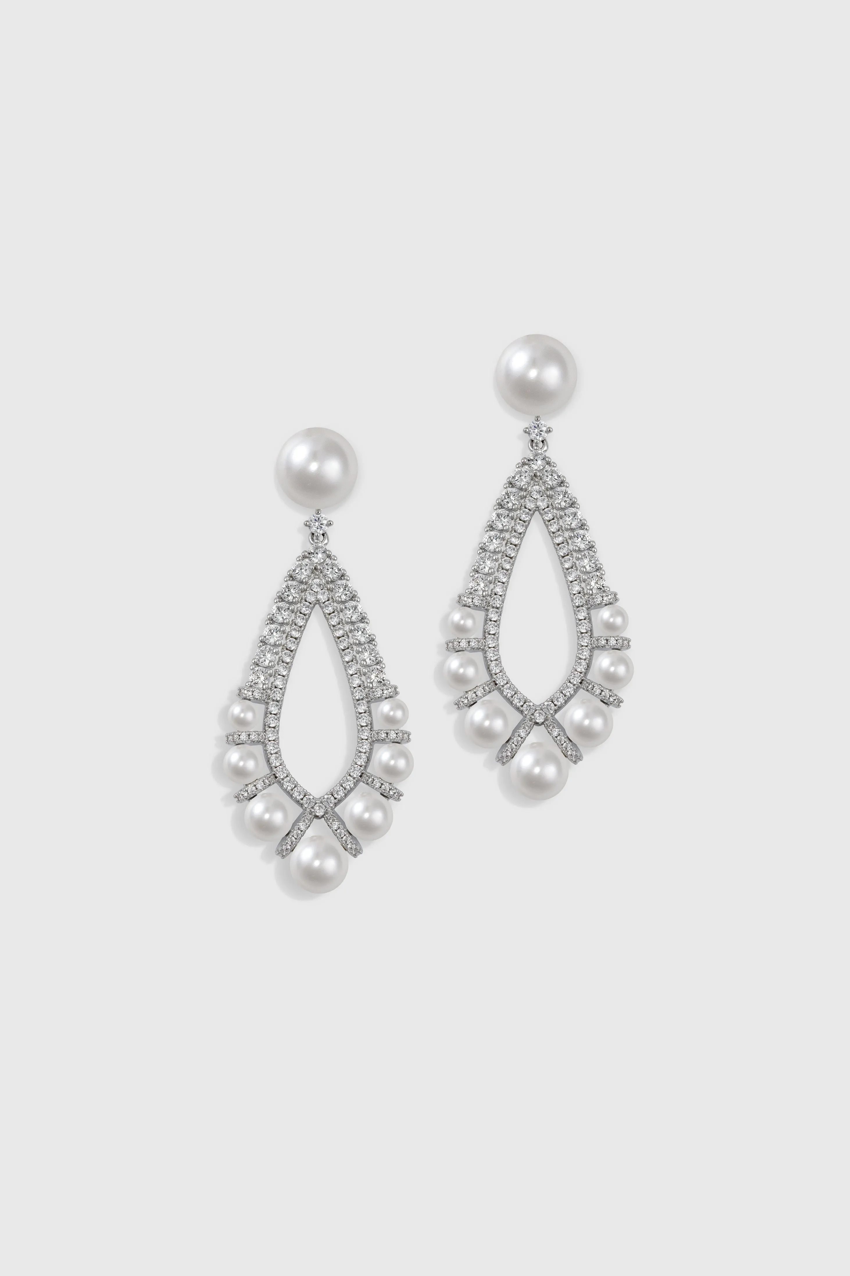 Vintage Teardrop-Shaped Pearl Earrings sold by BABEYOND