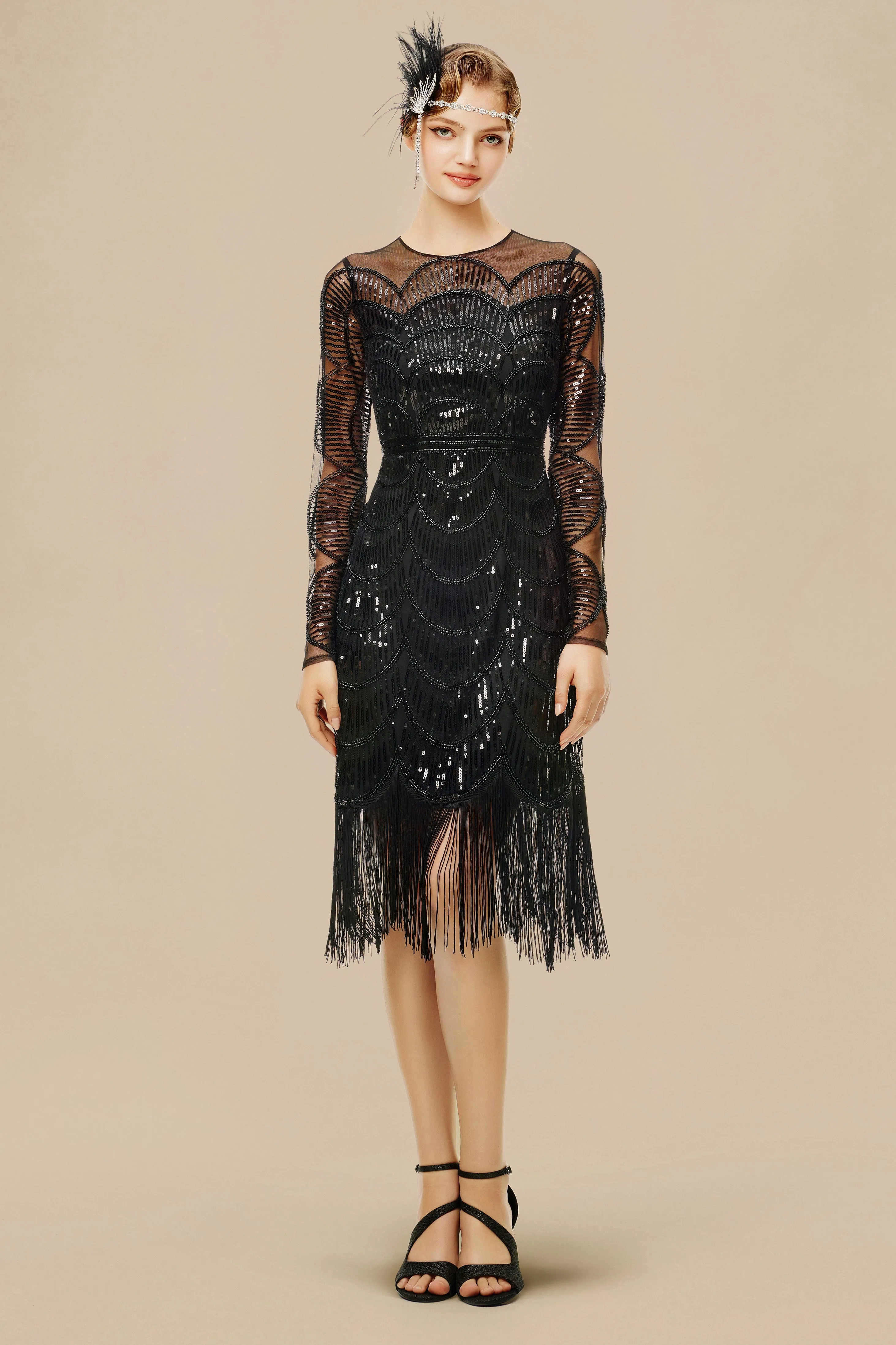 The Story of an Awakening Art Deco Flapper Dress sold by BABEYOND