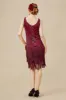 1920s Embroidery Retro Flapper Dress sold by BABEYOND