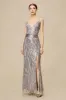 Suspender High Slit Maxi Cocktail Dress sold by BABEYOND