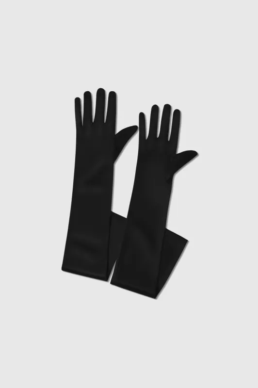 21.6" Long Satin Stretchy Flapper Gloves sold by BABEYOND
