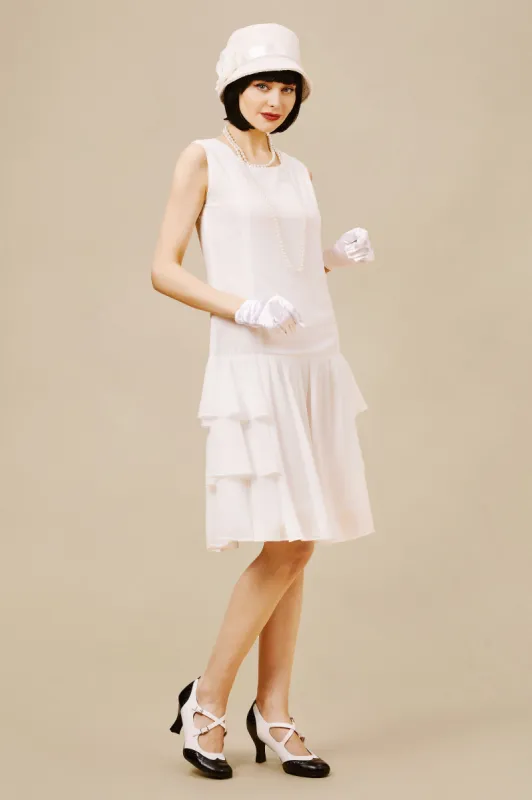 Cascading Tiered Sleeveless Casual Dress sold by BABEYOND