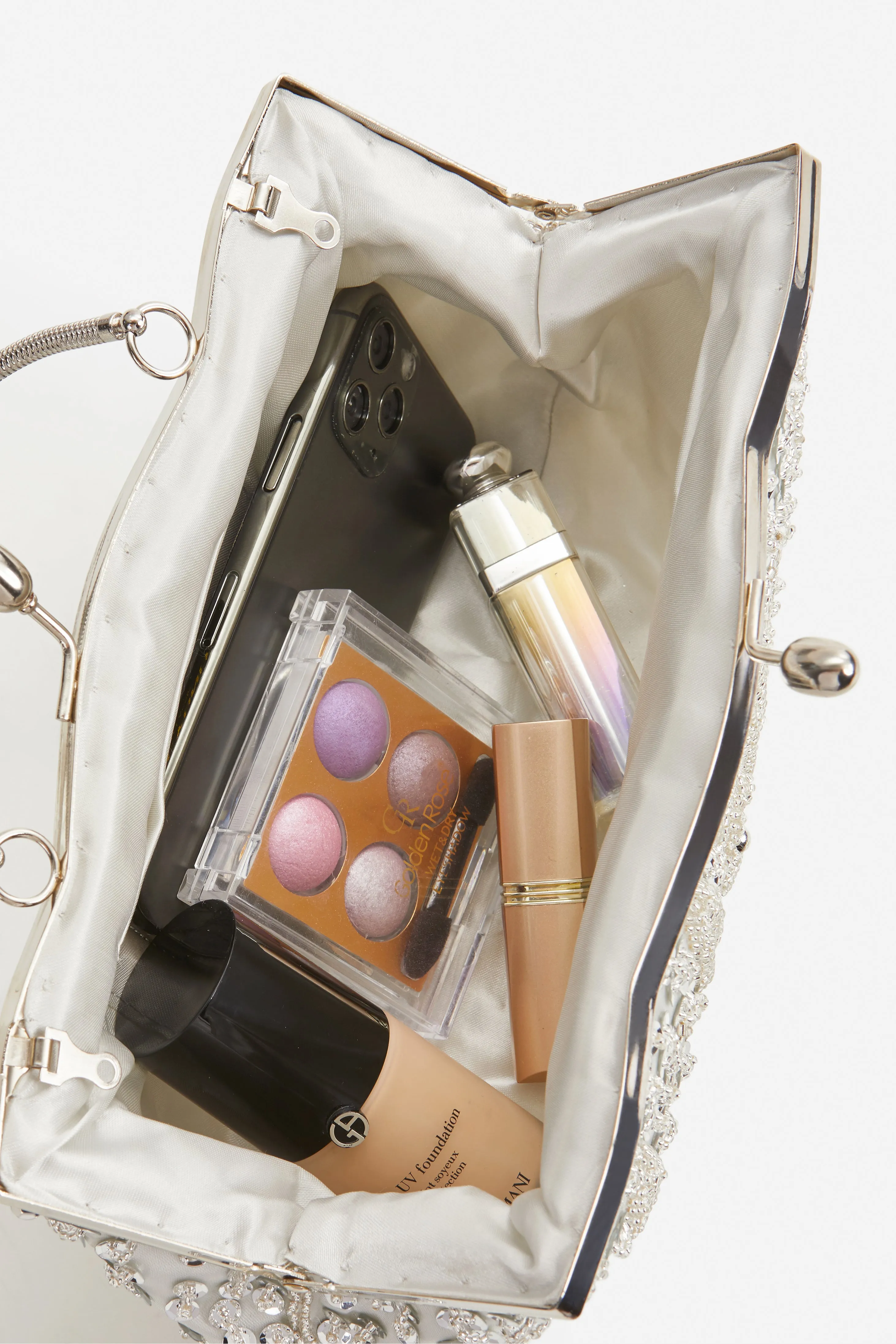 Embellished Beaded Pearl Clutch sold by BABEYOND product image thumbnail 3