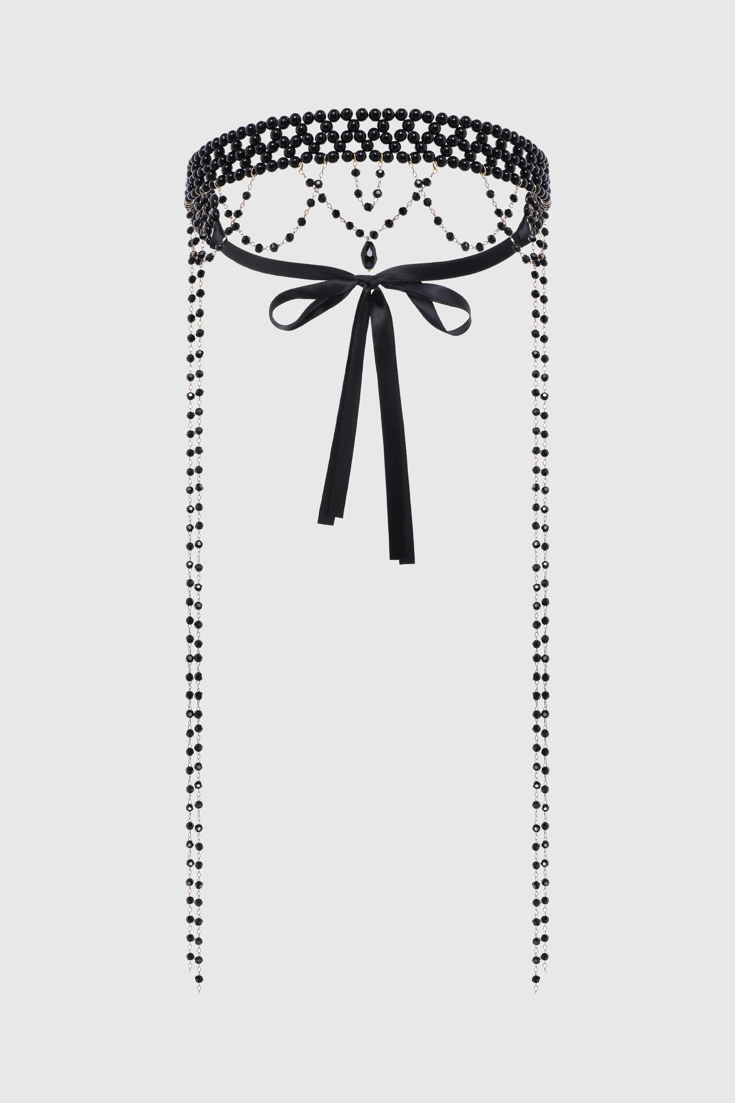 Roaring 20s Beaded Fringe Headband sold by BABEYOND