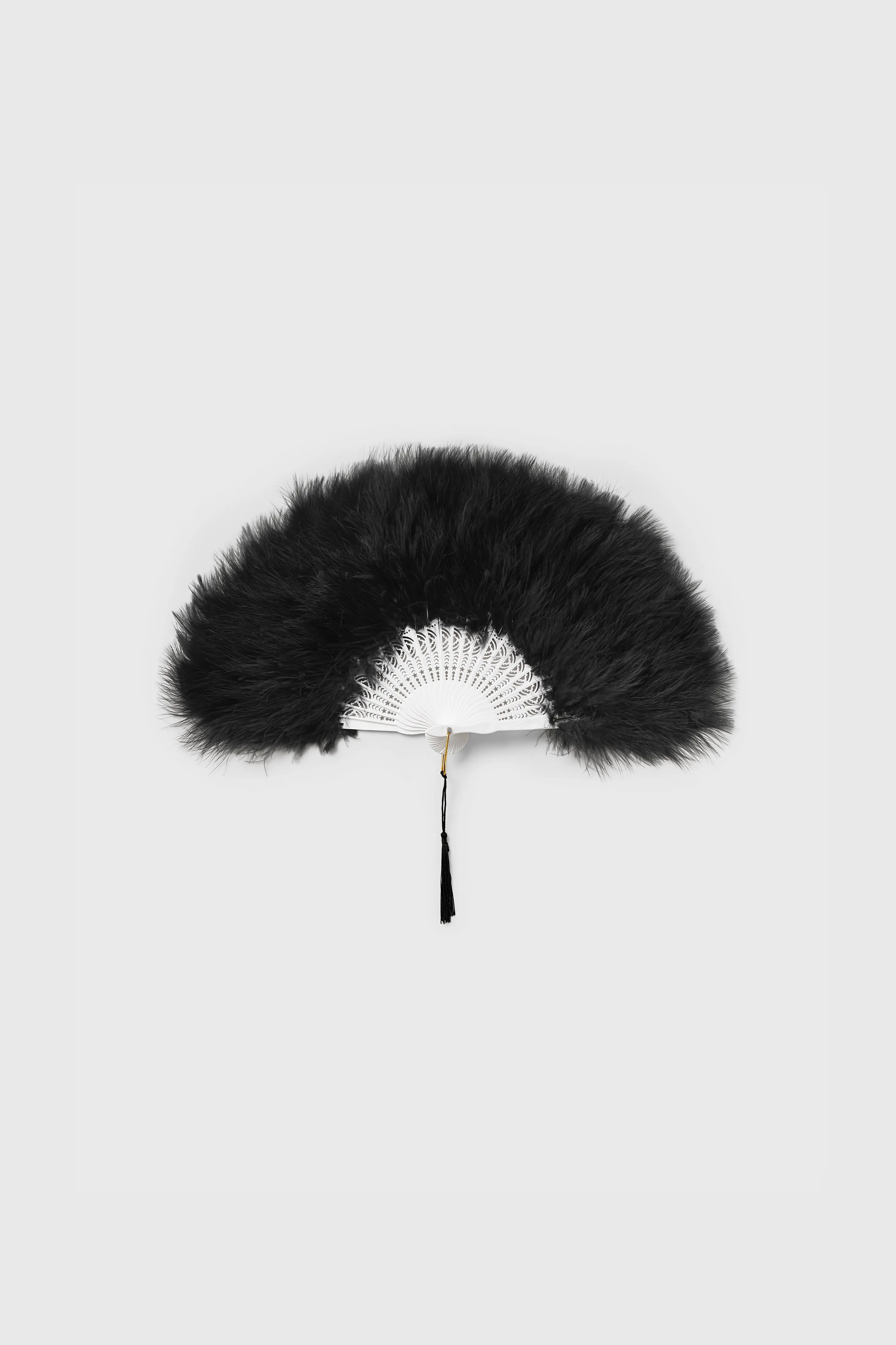 Handheld Marabou Feather Flapper Fan sold by BABEYOND