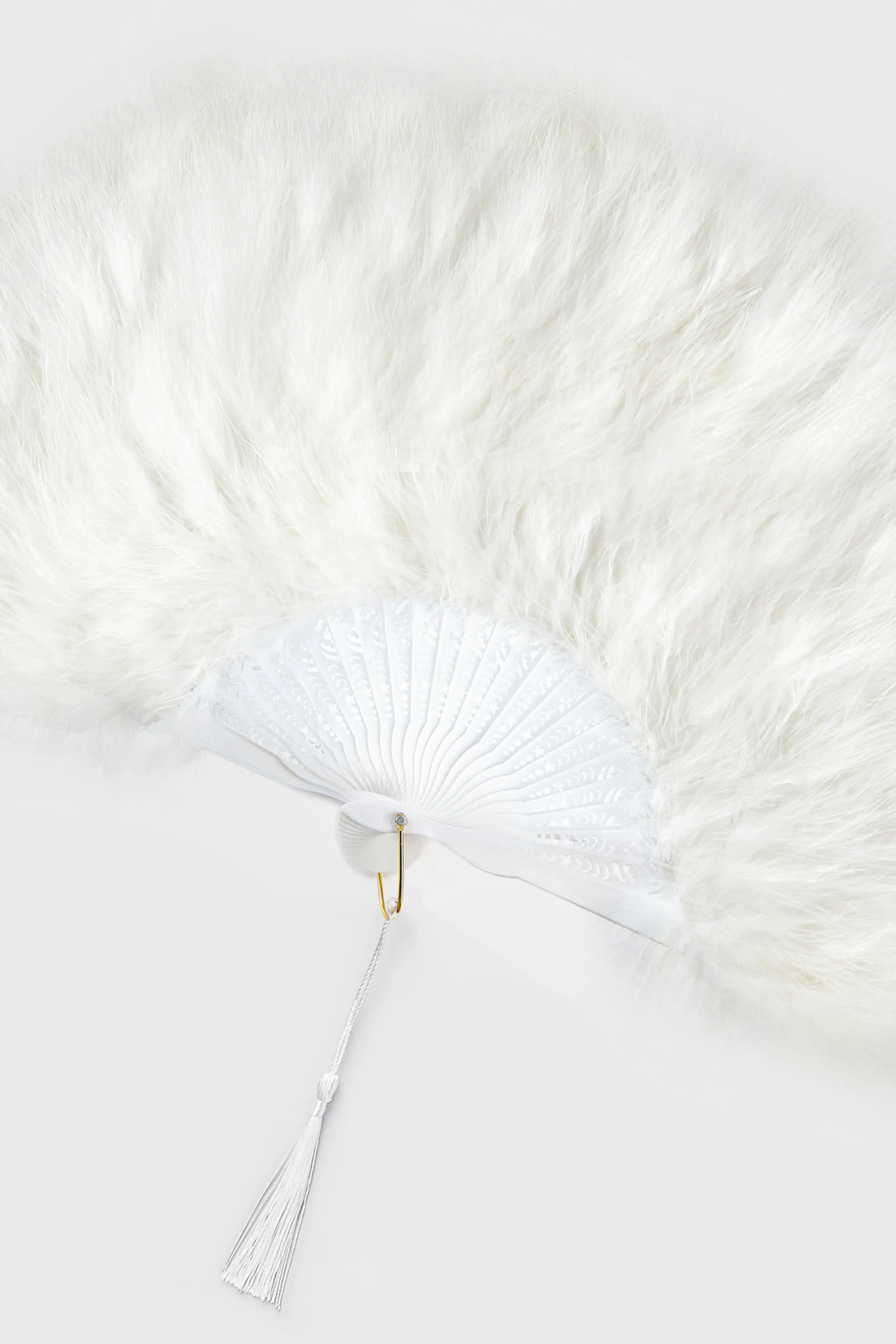 Handheld Marabou Feather Flapper Fan sold by BABEYOND product image thumbnail 5
