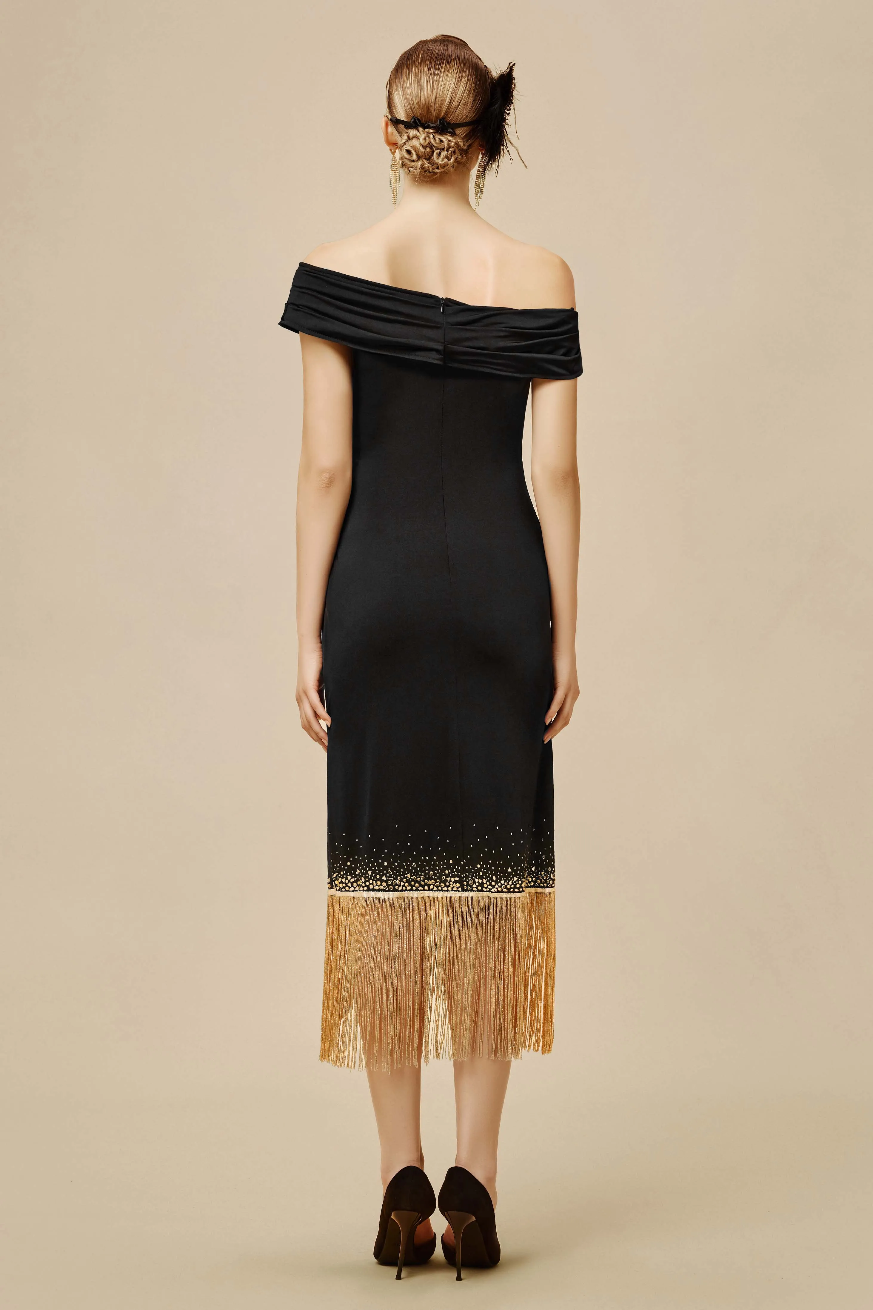 The Story of an Awakening Shoulder-Revealing Evening Gown sold by BABEYOND product image thumbnail 2