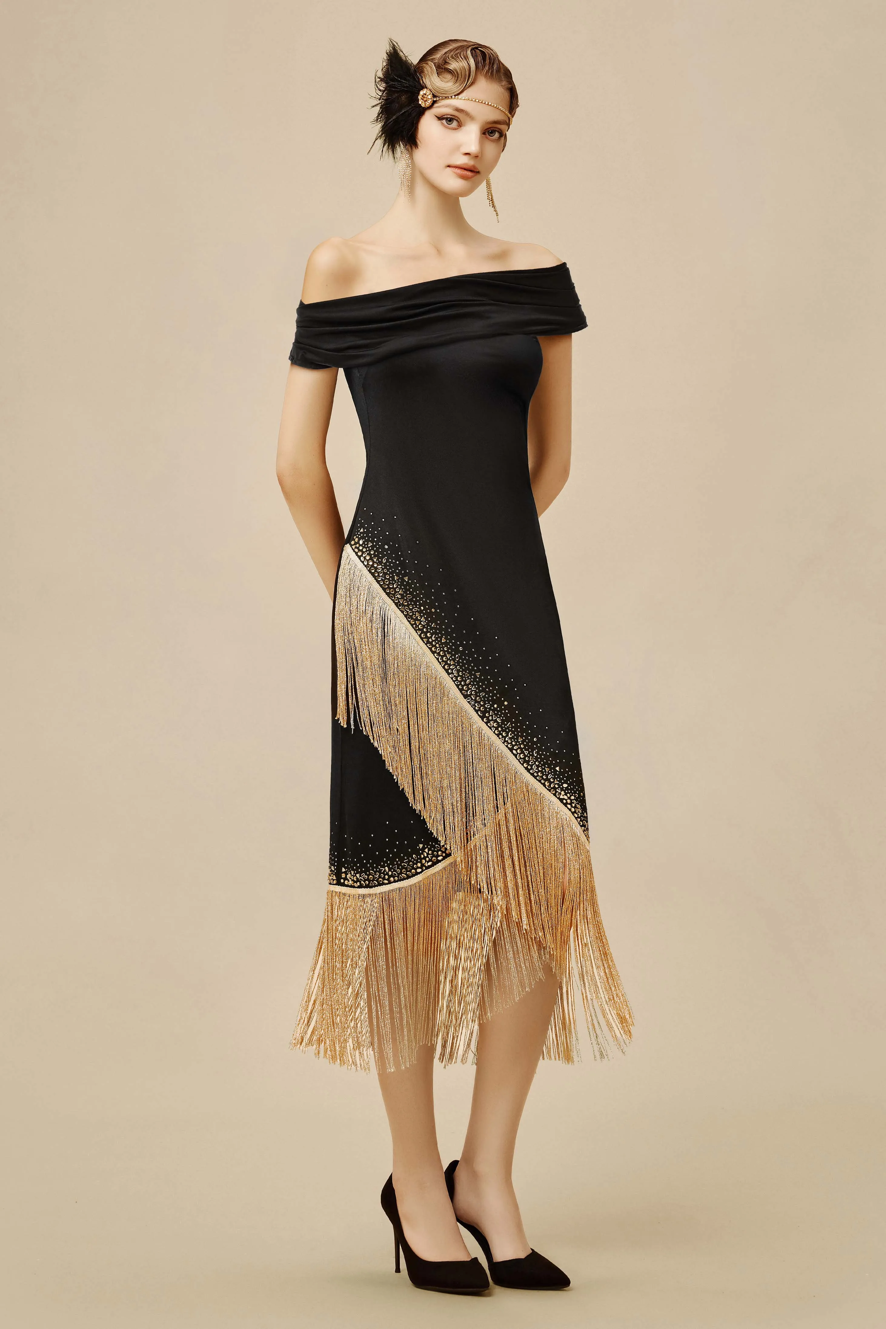 The Story of an Awakening Shoulder-Revealing Evening Gown sold by BABEYOND product image thumbnail 3