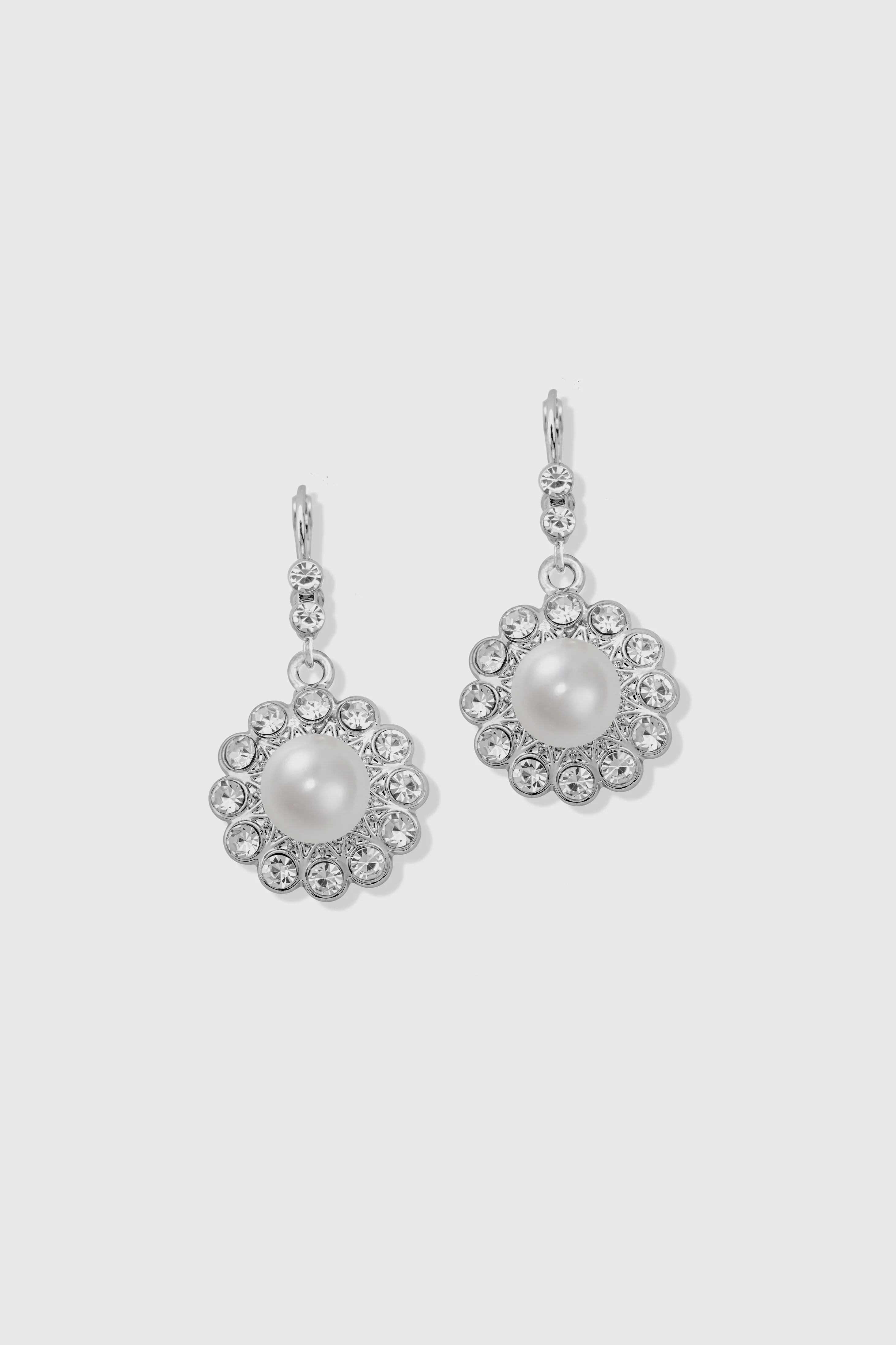 Classic Round Pearl Gatsby Earrings sold by BABEYOND