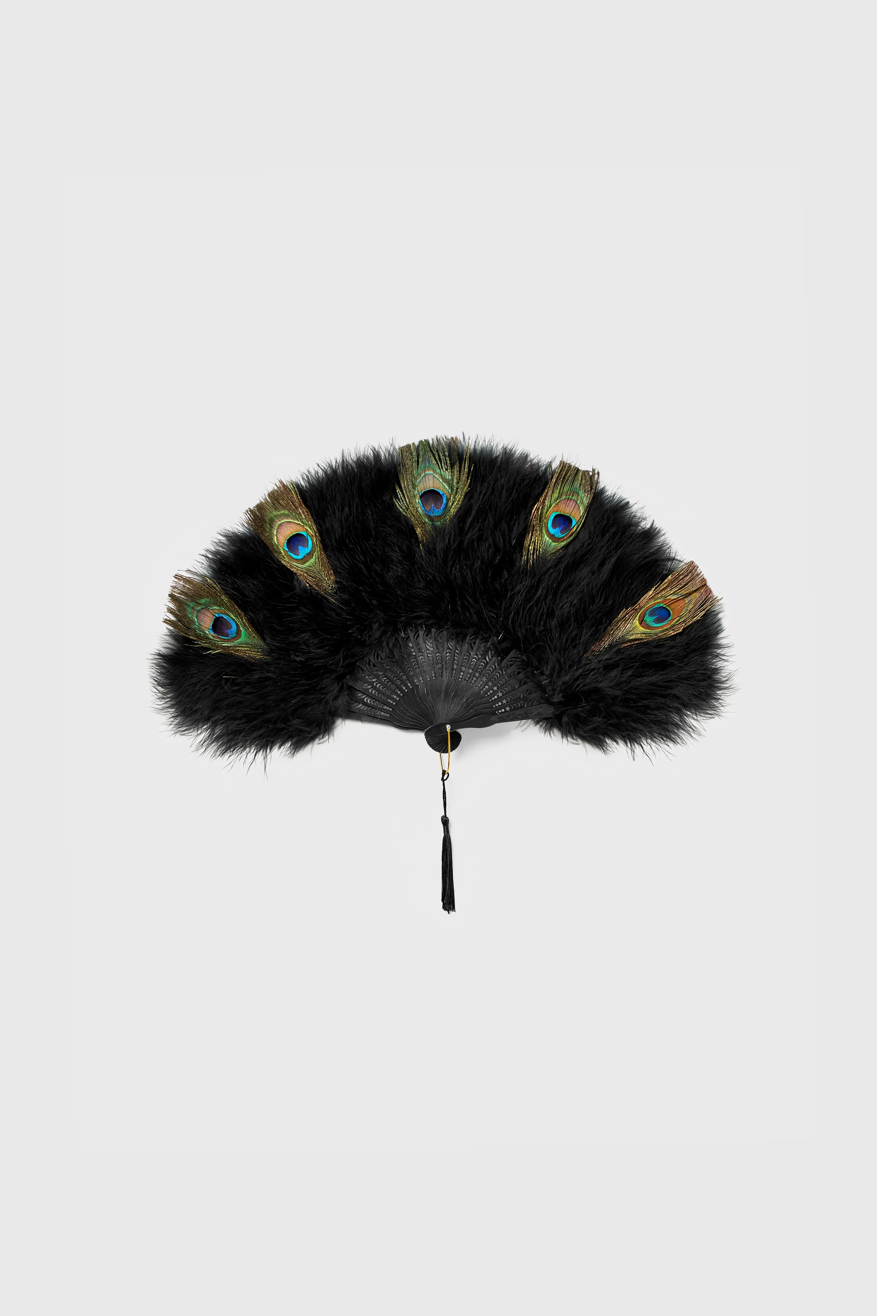 Handheld Marabou Feather Vintage Fan sold by BABEYOND