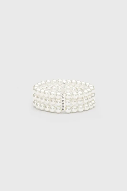 Classic Strands Gatsby Pearl Bracelet sold by BABEYOND