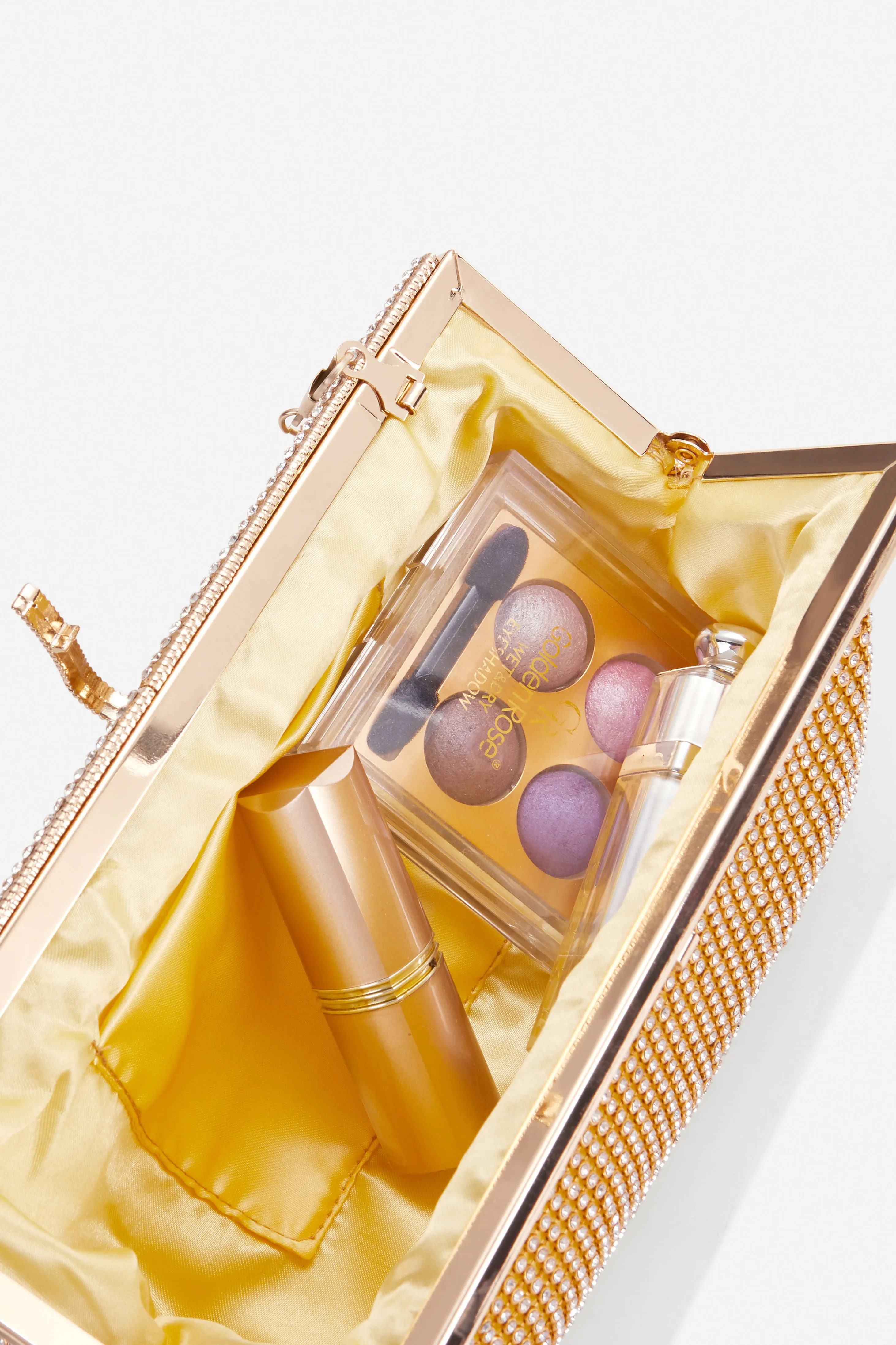 1920s Rhinestone Studded Chain Clutch sold by BABEYOND product image thumbnail 3