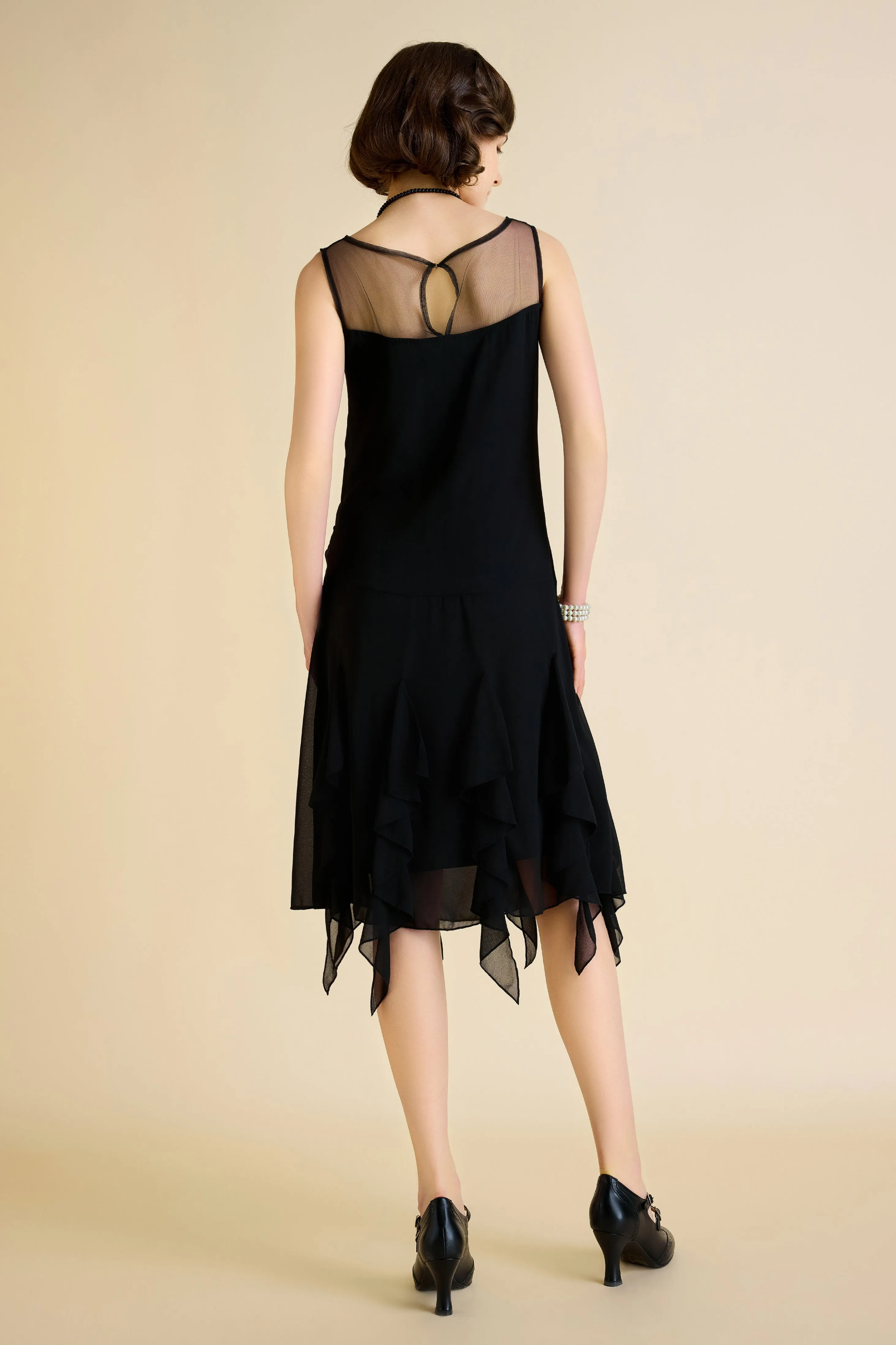 Charming Floral Ruffle Hem Day Dress sold by BABEYOND product image thumbnail 4