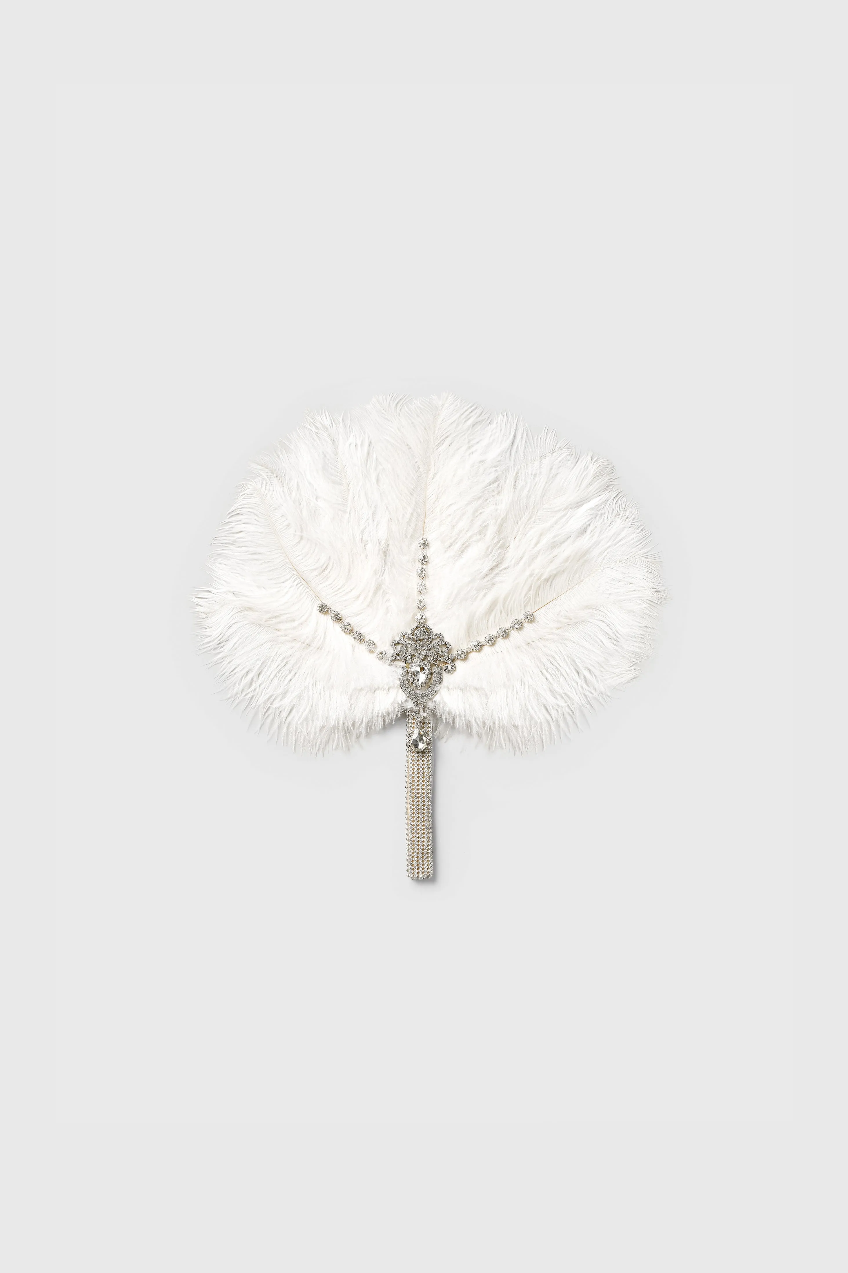 1920s Vintage Feather Bouquet Fan sold by BABEYOND