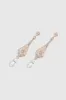 Stunning Vintage Crystal Studded Earrings sold by BABEYOND