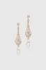 Stunning Vintage Crystal Studded Earrings sold by BABEYOND