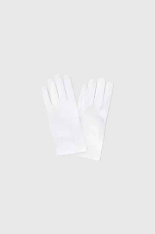 8.6" Short Satin Wrist Length Gloves sold by BABEYOND