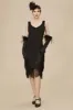1920s Embroidery Retro Midi Flapper Dress sold by BABEYOND
