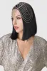 Rhinestone Chain Cage Headpiece sold by BABEYOND