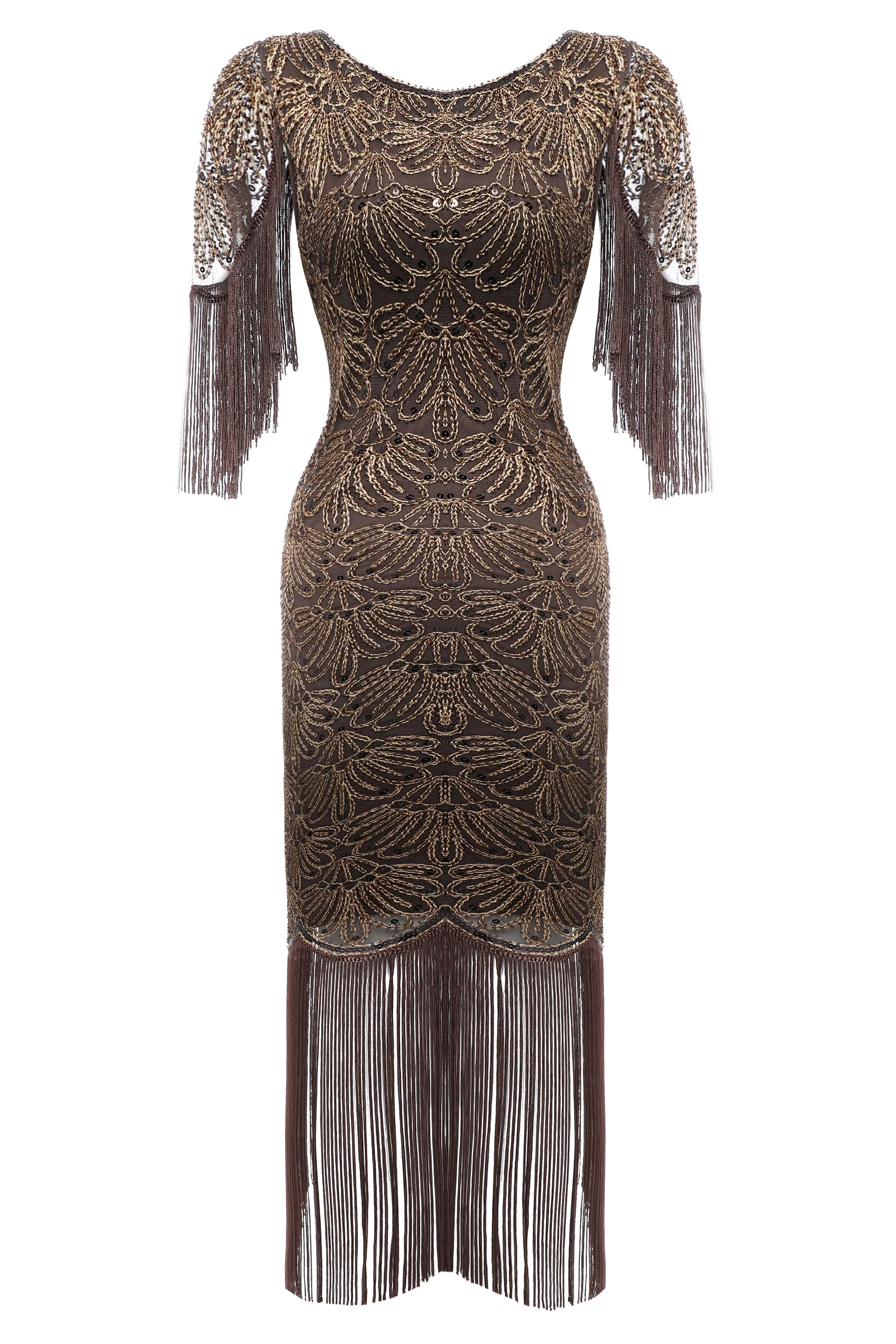 Embroidered Tassel Vintage Dress sold by BABEYOND product image thumbnail 4