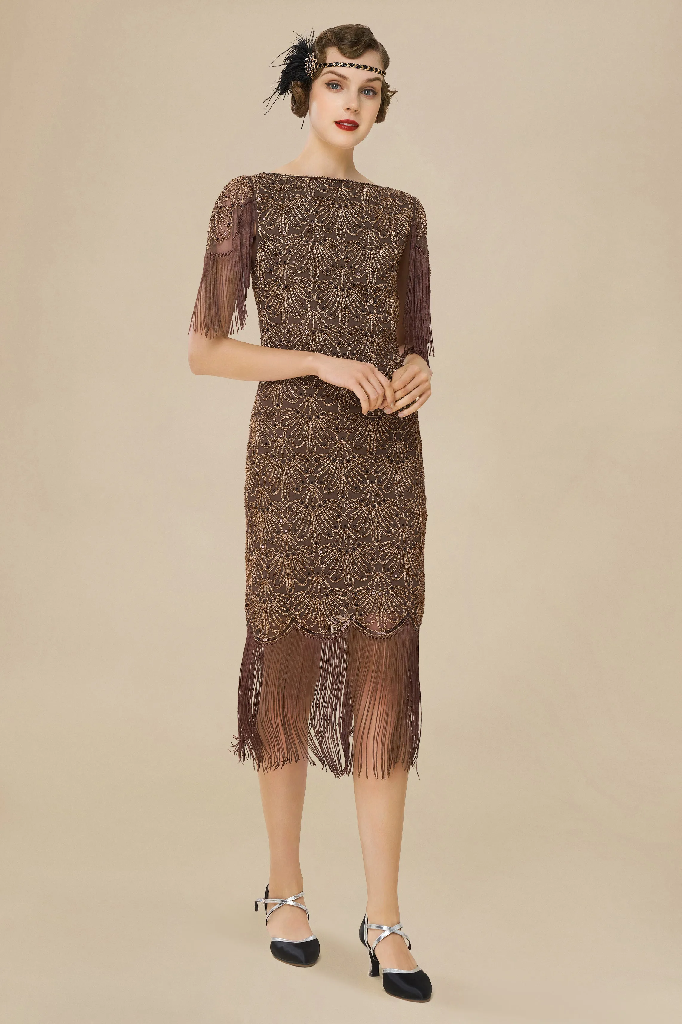 Embroidered Tassel Vintage Dress sold by BABEYOND