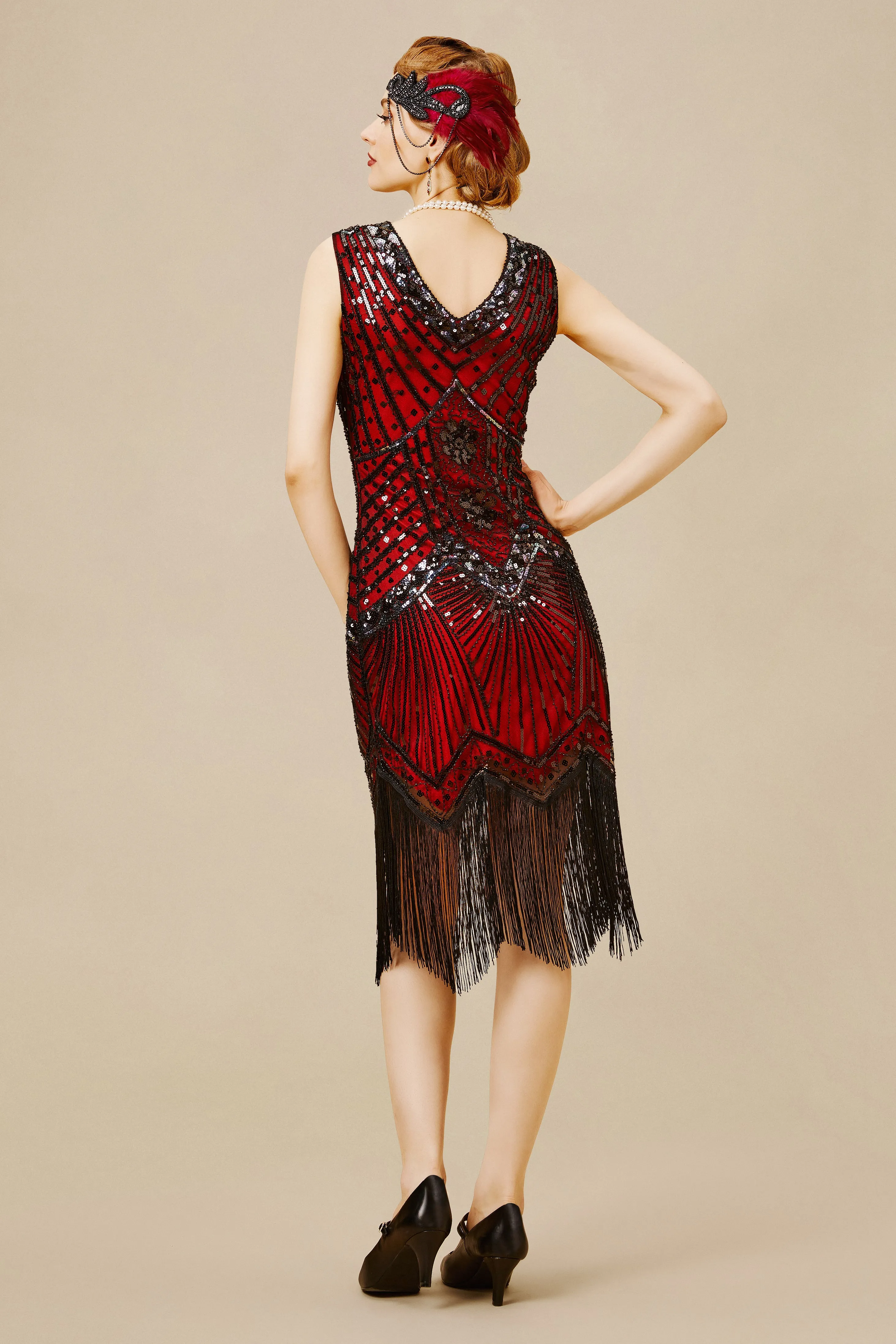 Vintage Sleeveless Cocktail Party Dress sold by BABEYOND product image thumbnail 2