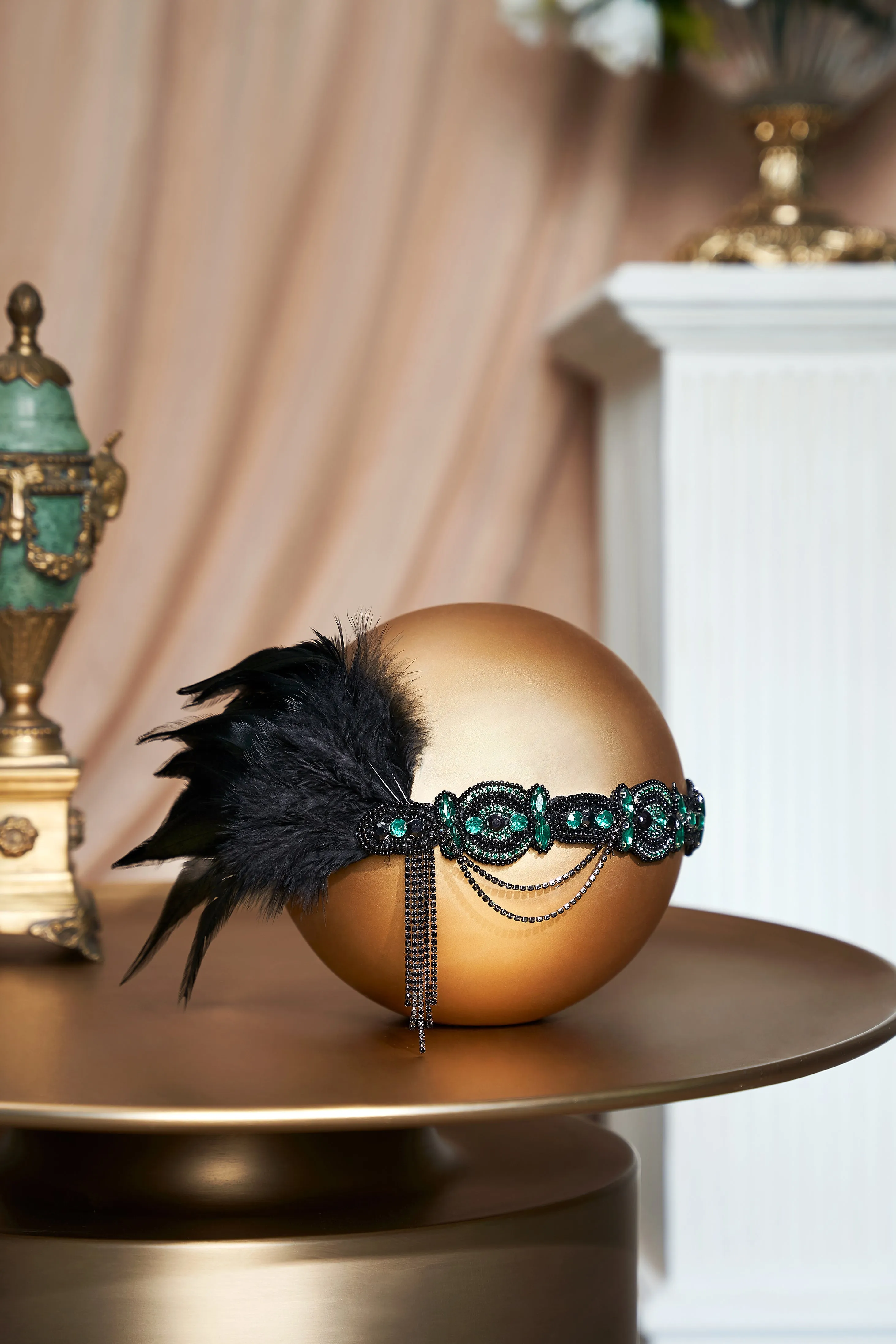 Assorted Gems Feather Headband sold by BABEYOND product image thumbnail 3