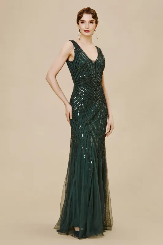 Bodycon Sequin Mermaid Maxi Dress sold by BABEYOND