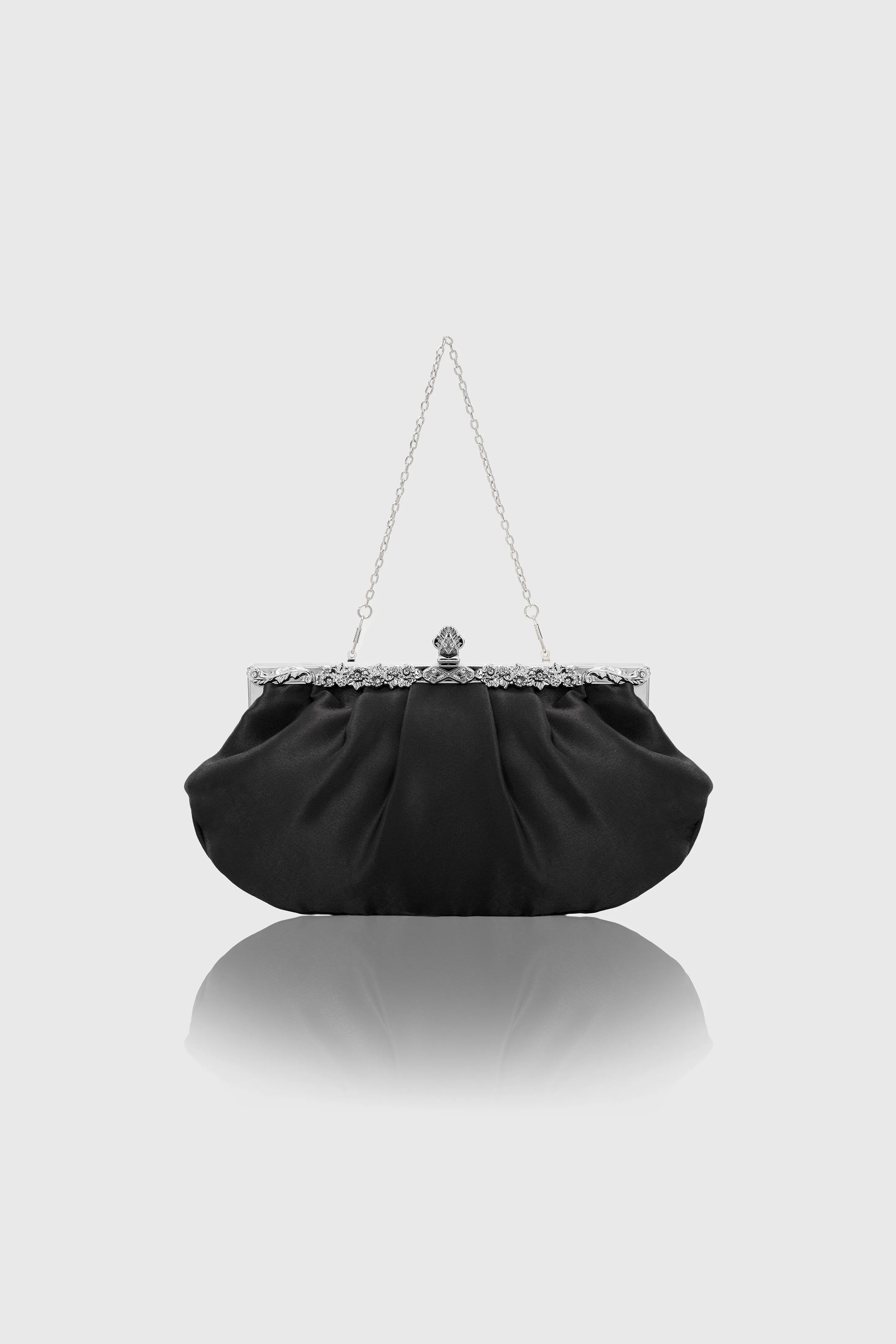 1920s Minimalist Satin Flapper Clutch sold by BABEYOND