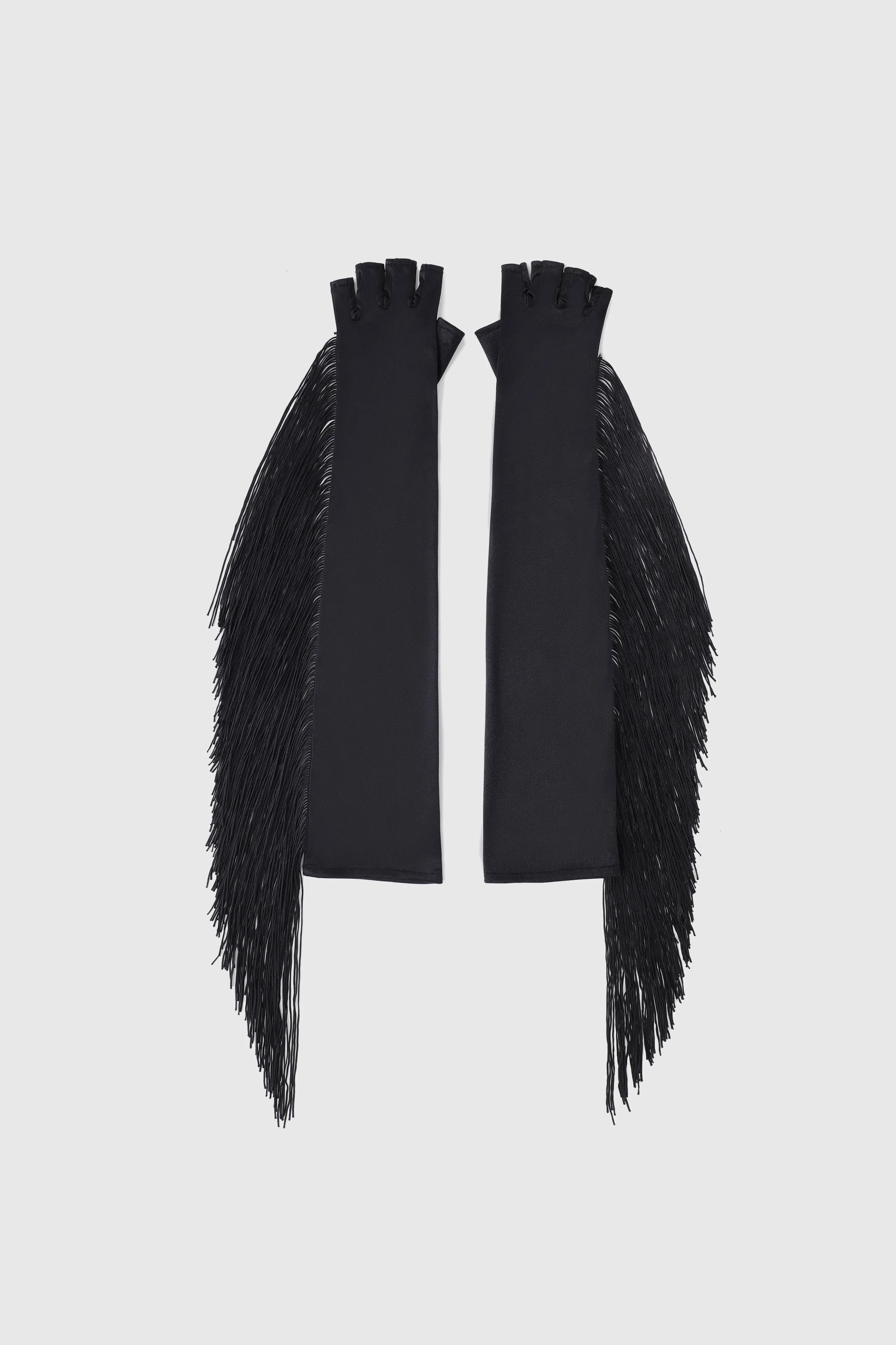 19.7" Fringe Fingerless Flapper Gloves sold by BABEYOND product image thumbnail 4