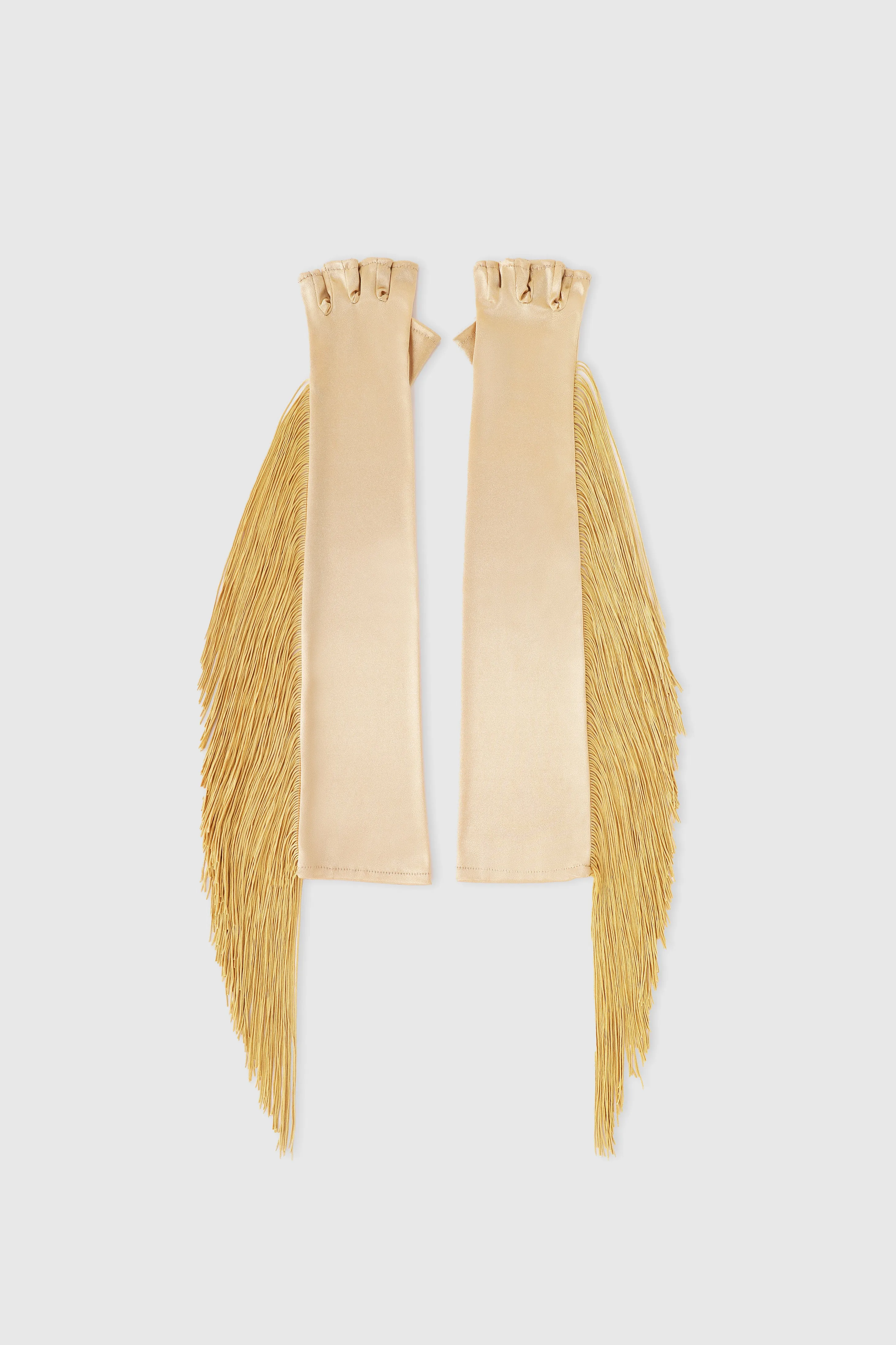 19.7" Fringe Fingerless Flapper Gloves sold by BABEYOND