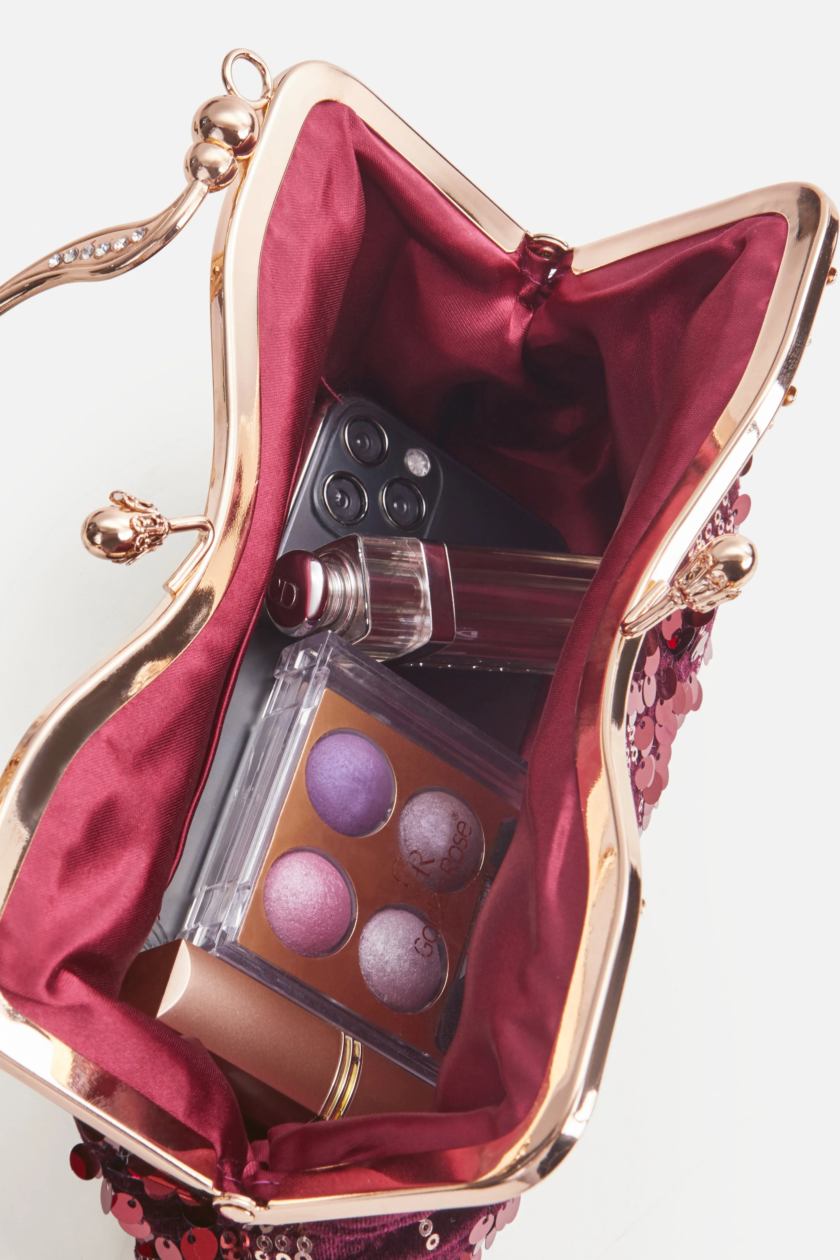 1920s Luxury Irregular Sequin Velvet Clutch sold by BABEYOND product image thumbnail 3