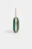 Elegant Emerald Jeweled Oval Clutch sold by BABEYOND