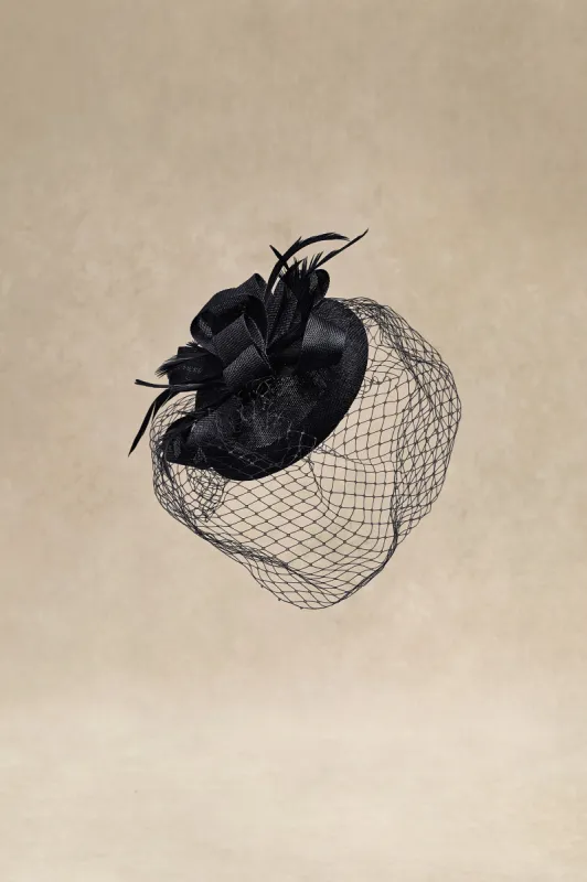 Elegant Veil Tea Party Fascinator sold by BABEYOND