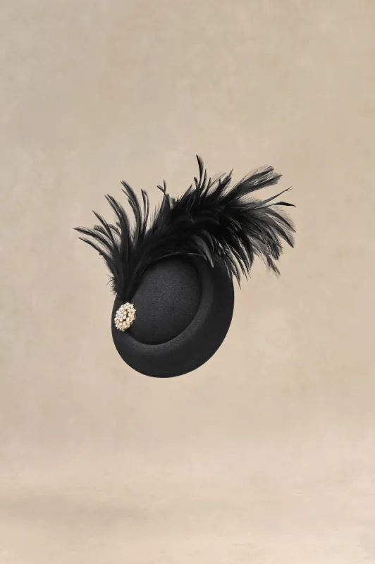 Rhinestone Studded Feather Flapper Fascinator sold by BABEYOND