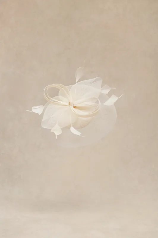 Pillbox Feather Bow Knot Fascinator sold by BABEYOND