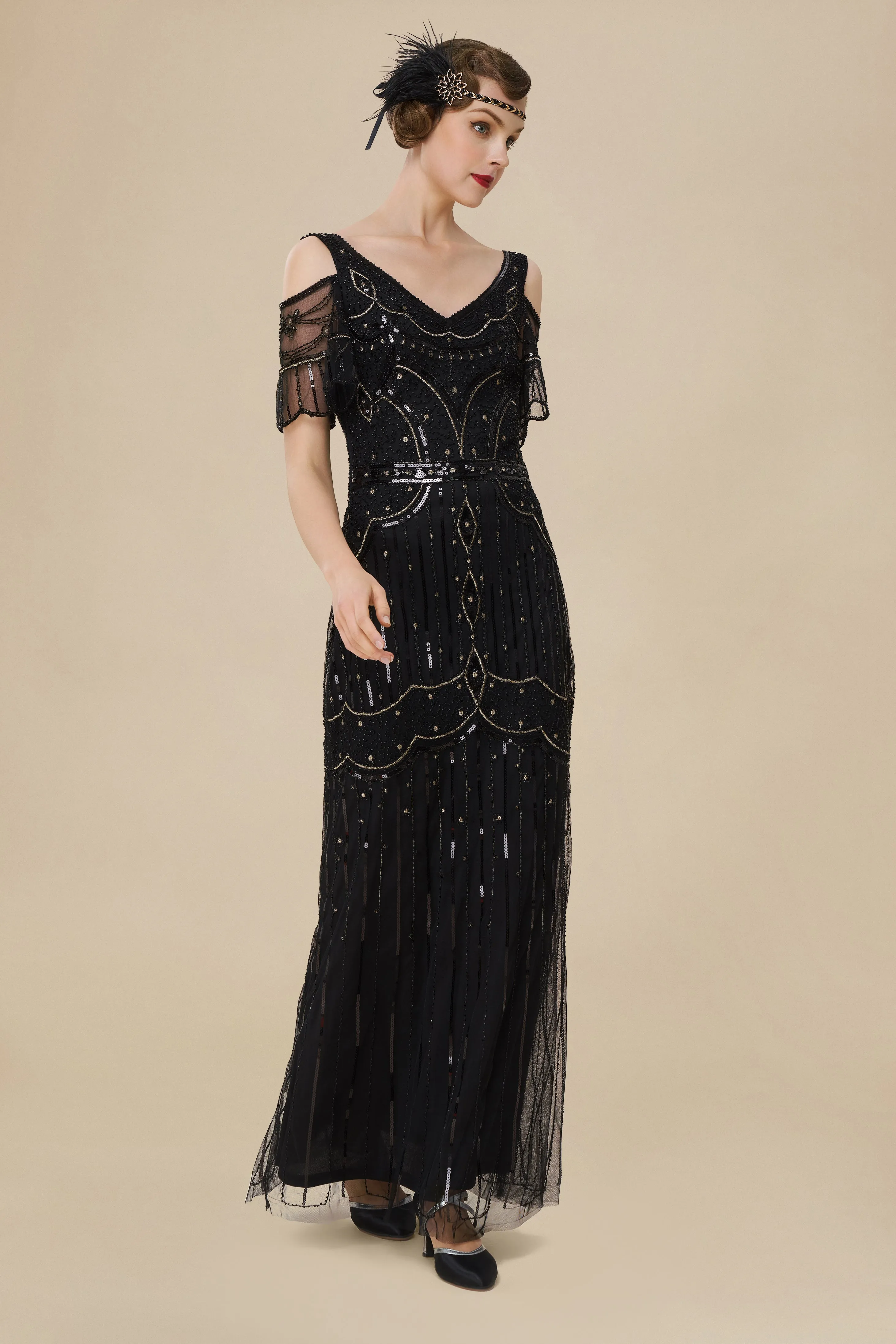 Off Shoulder Cutout Mermaid Prom Dress sold by BABEYOND product image thumbnail 3