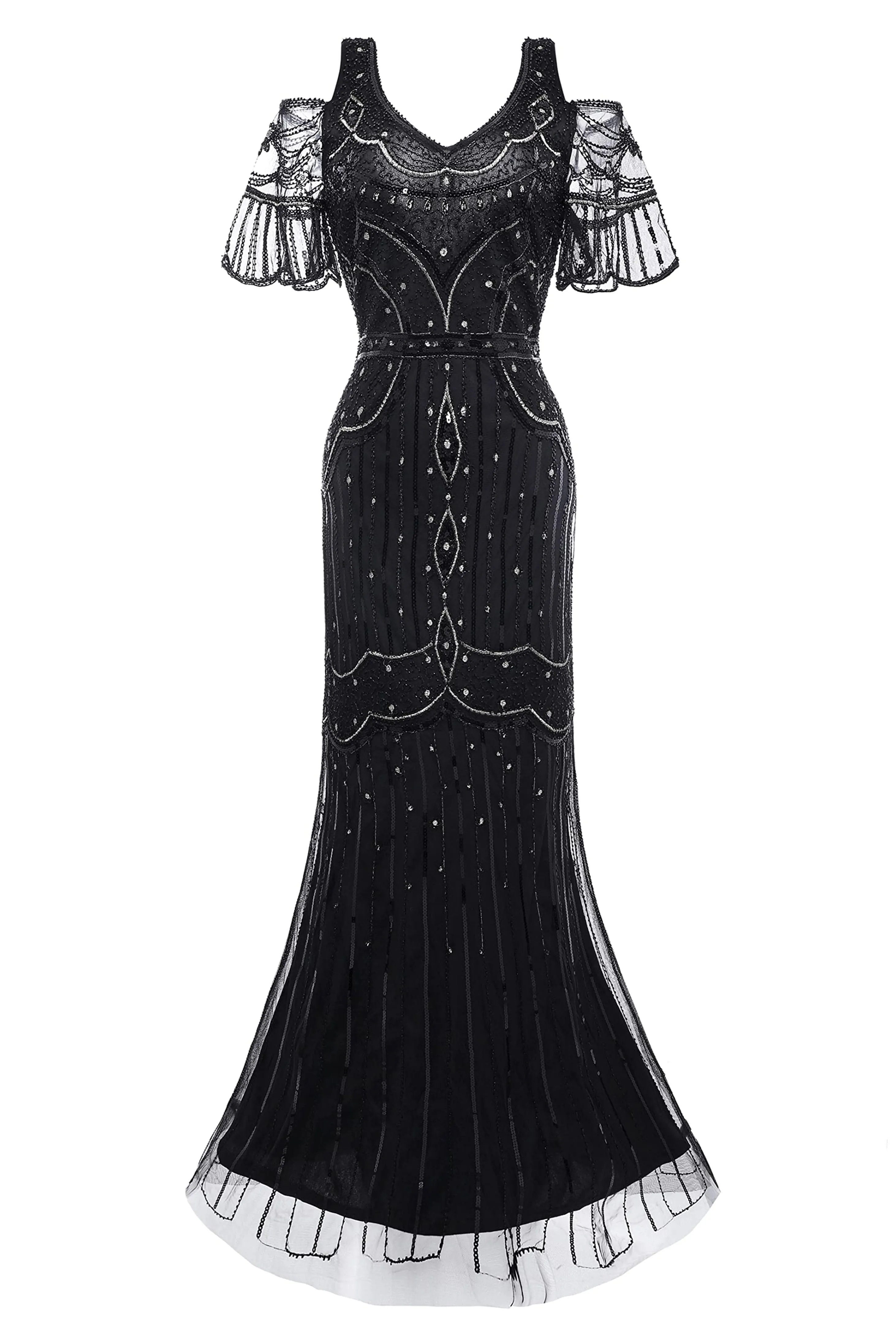 Off Shoulder Cutout Mermaid Prom Dress sold by BABEYOND product image thumbnail 5